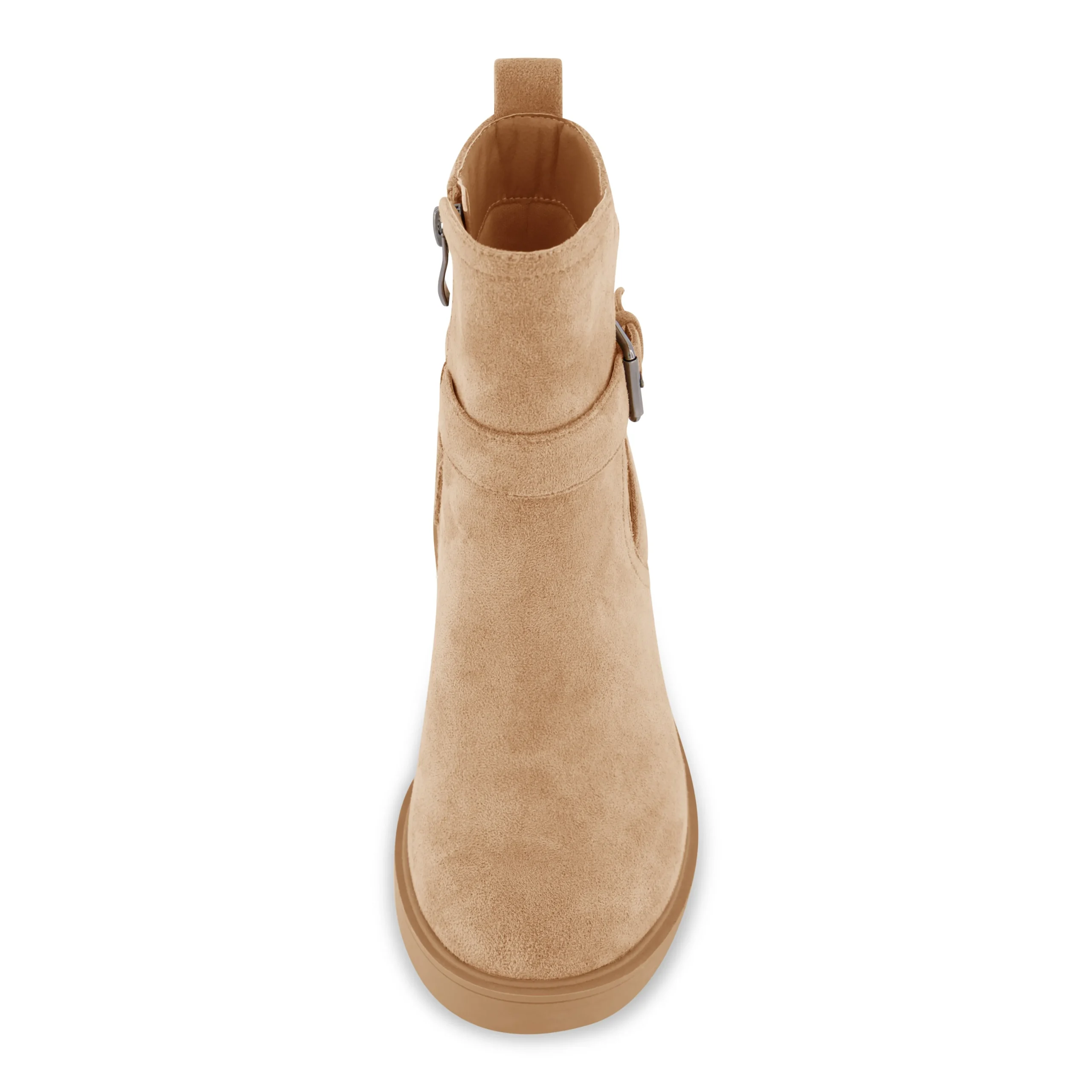 Booties>Cushionaire Houston Buckled Ankle Boot