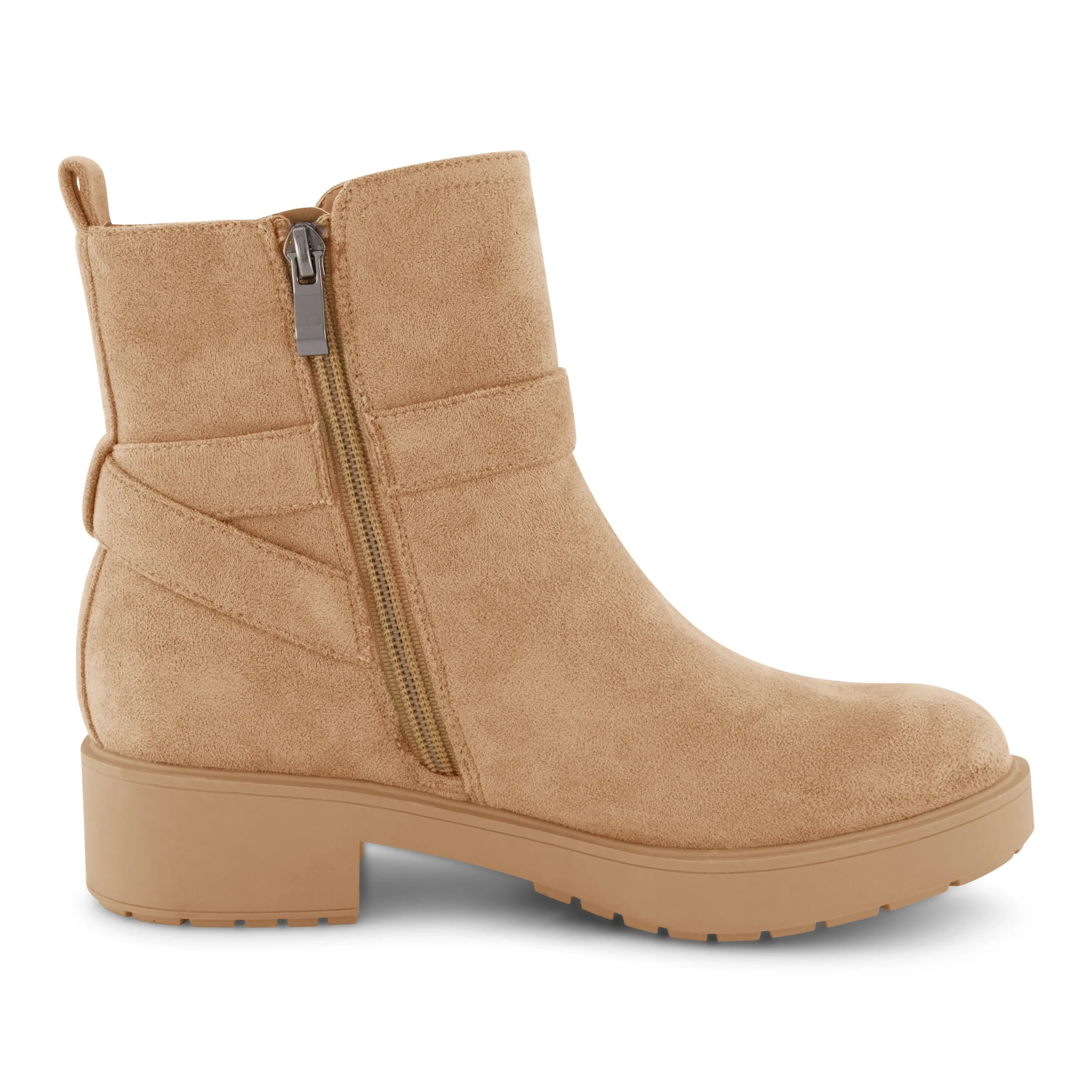Booties>Cushionaire Houston Buckled Ankle Boot