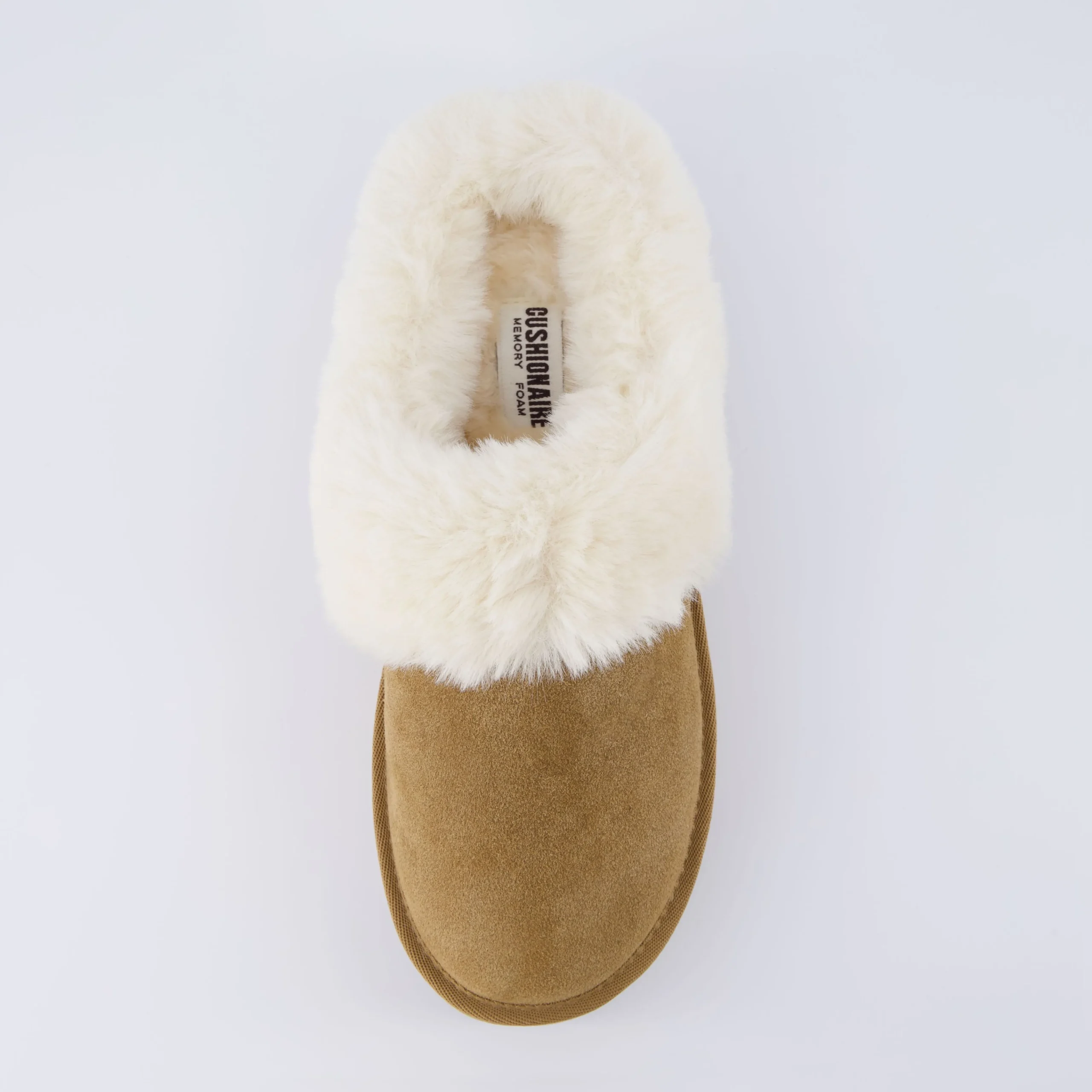 Slippers | Clogs & Mules>Cushionaire Husky Suede Cozy Platform Mule