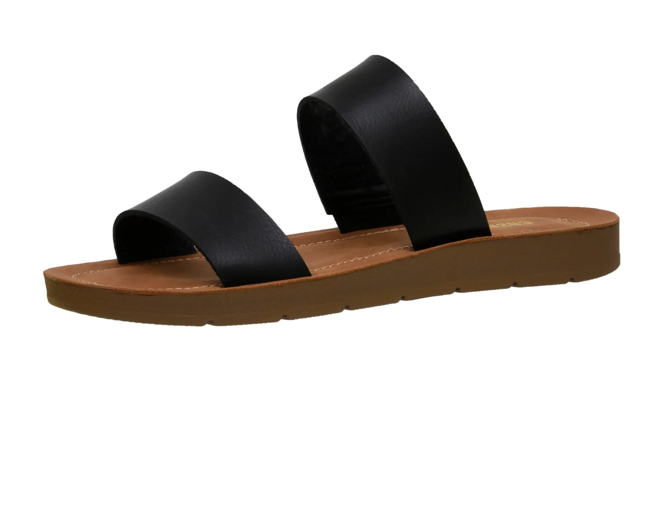 Slide Sandals | Flat Sandals>Cushionaire Imelda Two Band Sandal