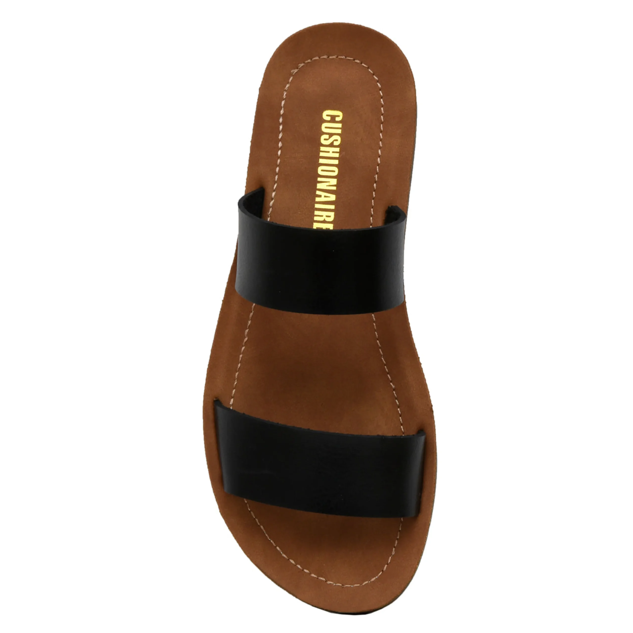Slide Sandals | Flat Sandals>Cushionaire Imelda Two Band Sandal