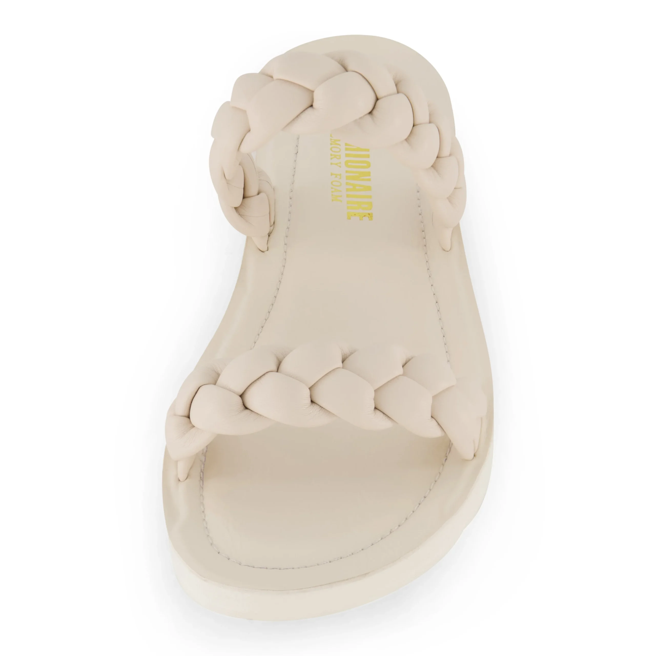 Slide Sandals | Flat Sandals>Cushionaire Isla Braided Two Band Sandal