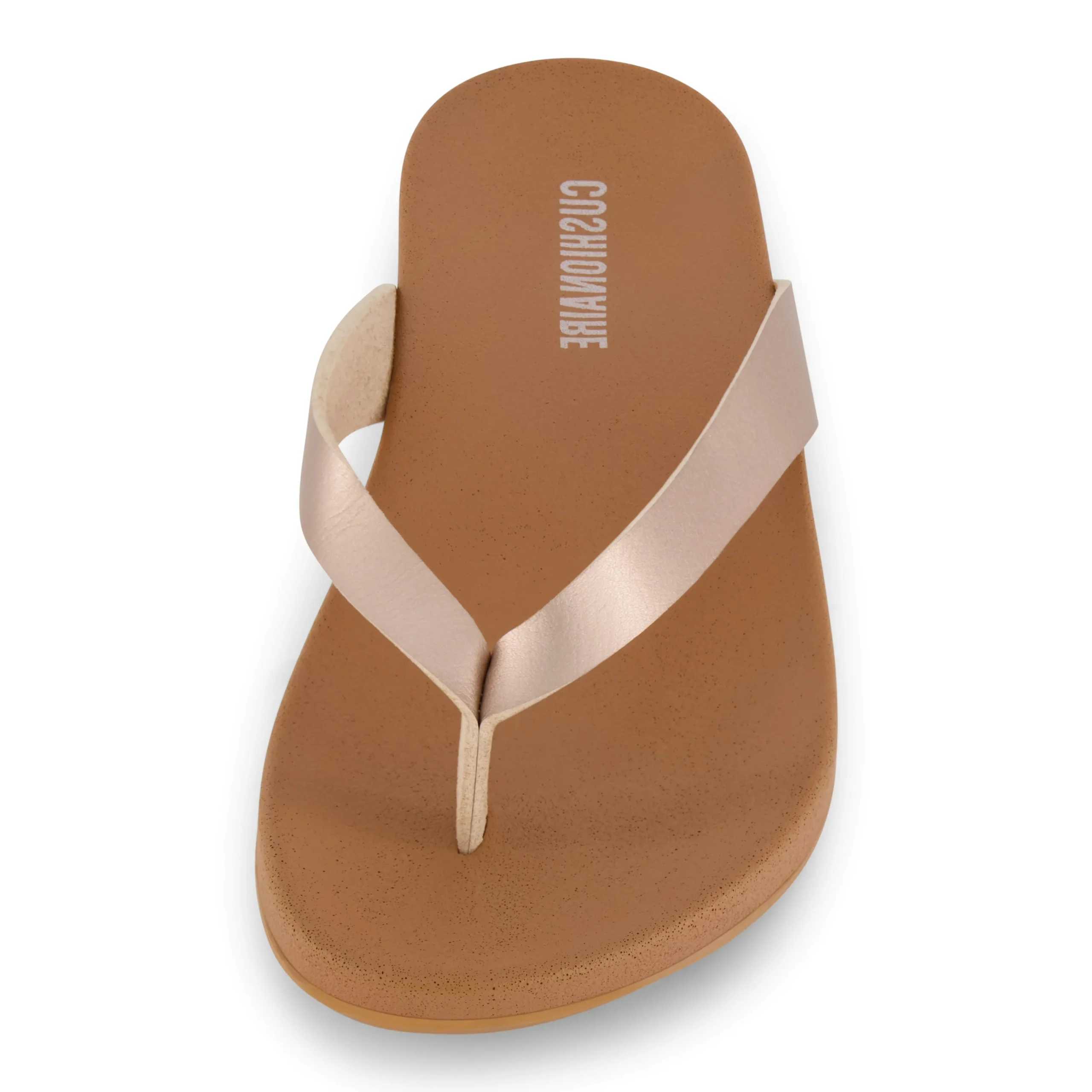 Flat Sandals | Footbed Sandals>Cushionaire Jacey Footbed Thong Sandal