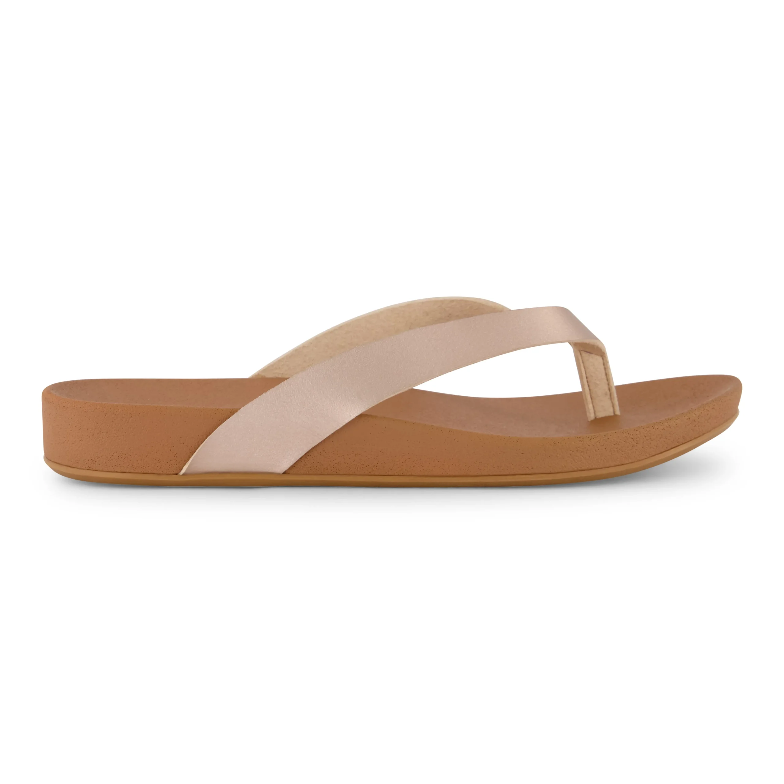 Flat Sandals | Footbed Sandals>Cushionaire Jacey Footbed Thong Sandal