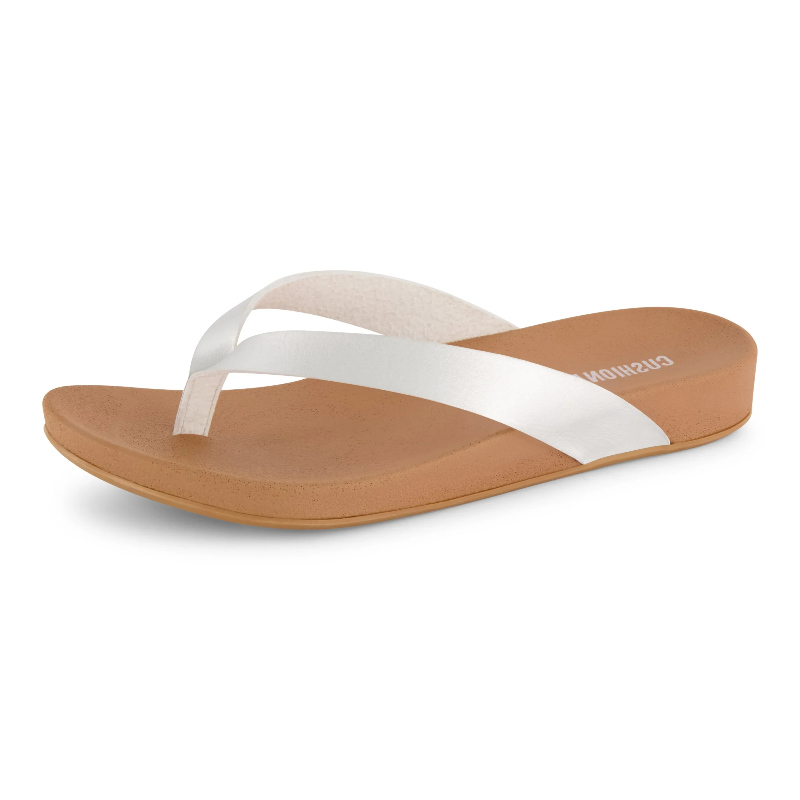 Flat Sandals | Footbed Sandals>Cushionaire Jacey Footbed Thong Sandal