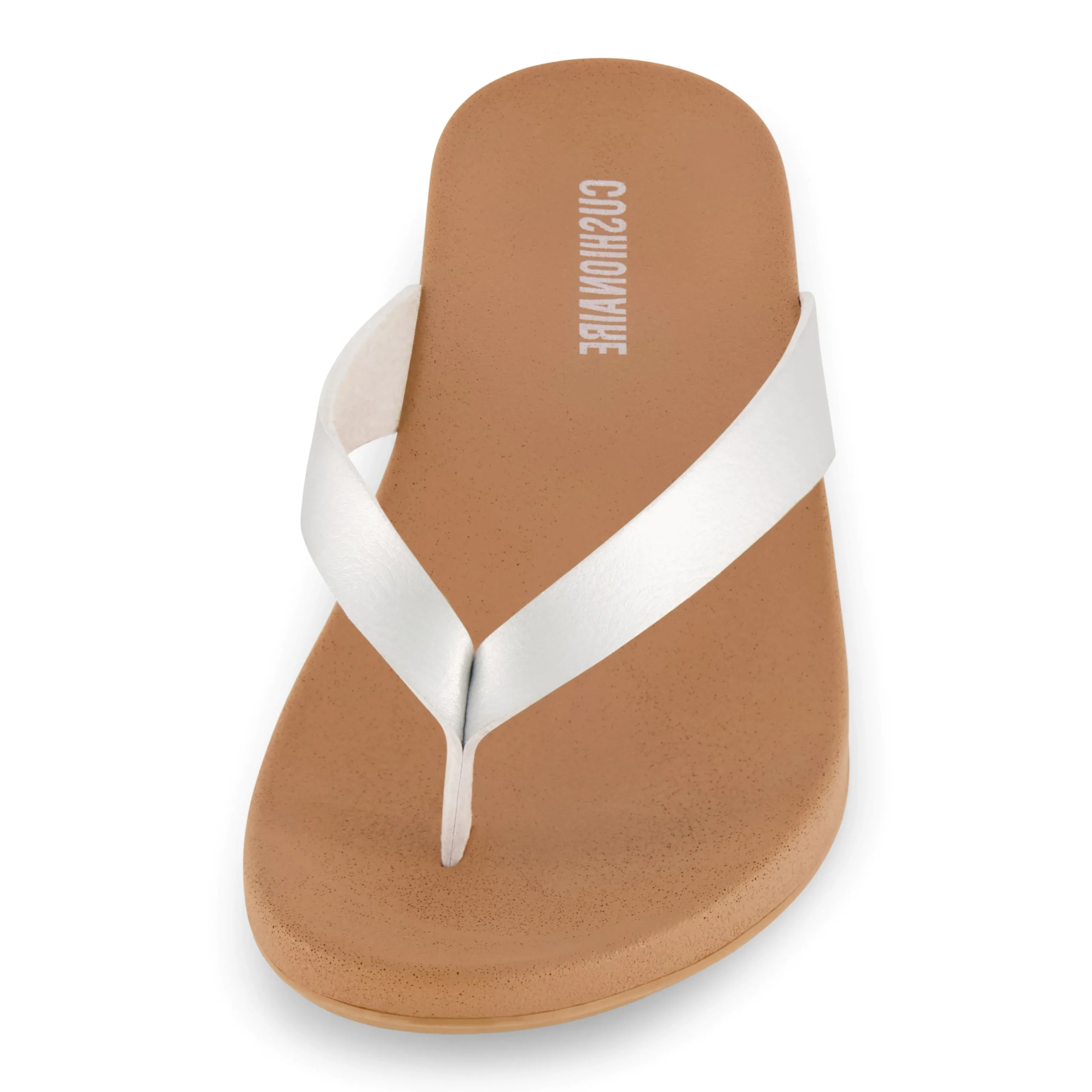 Flat Sandals | Footbed Sandals>Cushionaire Jacey Footbed Thong Sandal