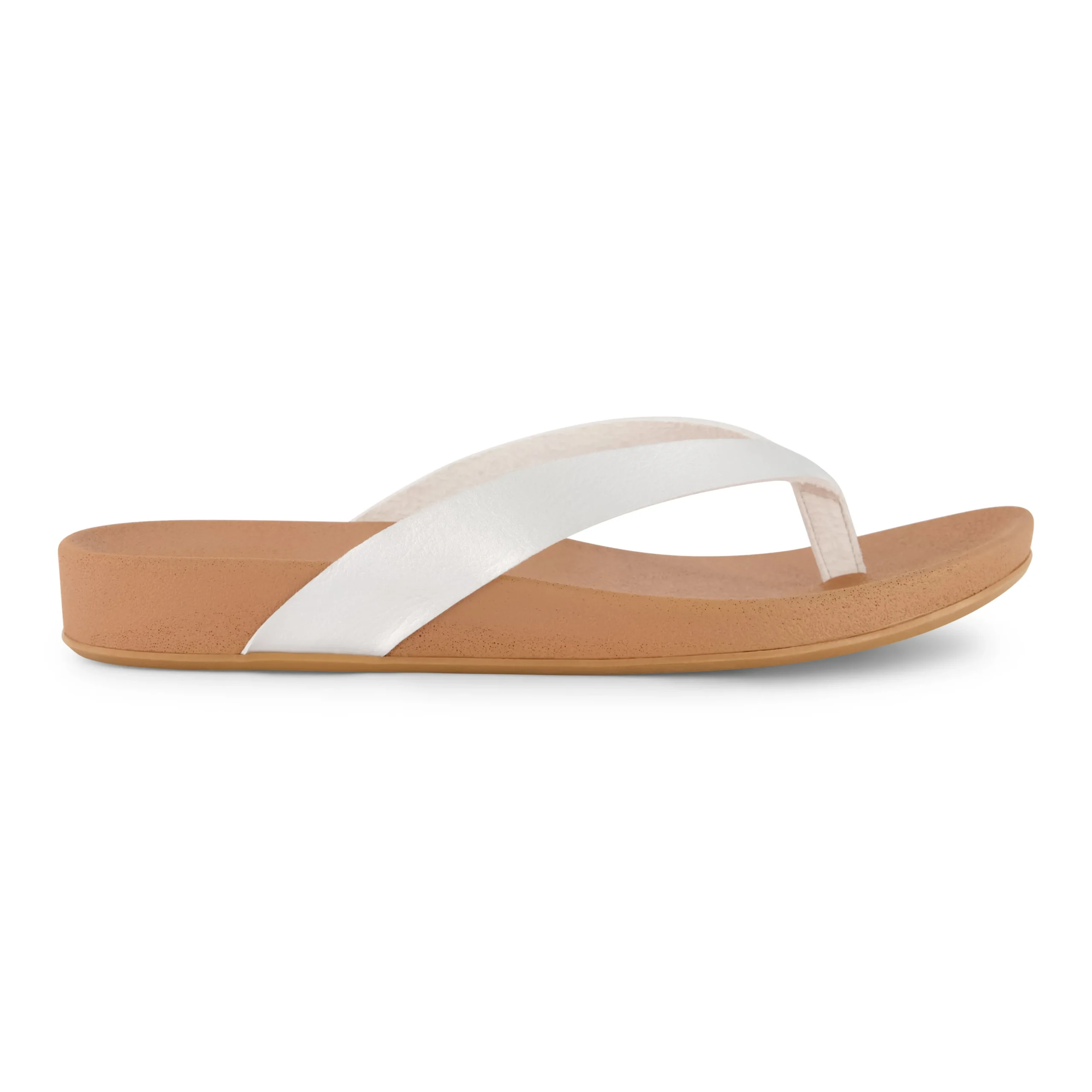 Flat Sandals | Footbed Sandals>Cushionaire Jacey Footbed Thong Sandal