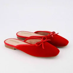 Clogs & Mules | Casuals>Cushionaire Jade Velvet Ballet Mule