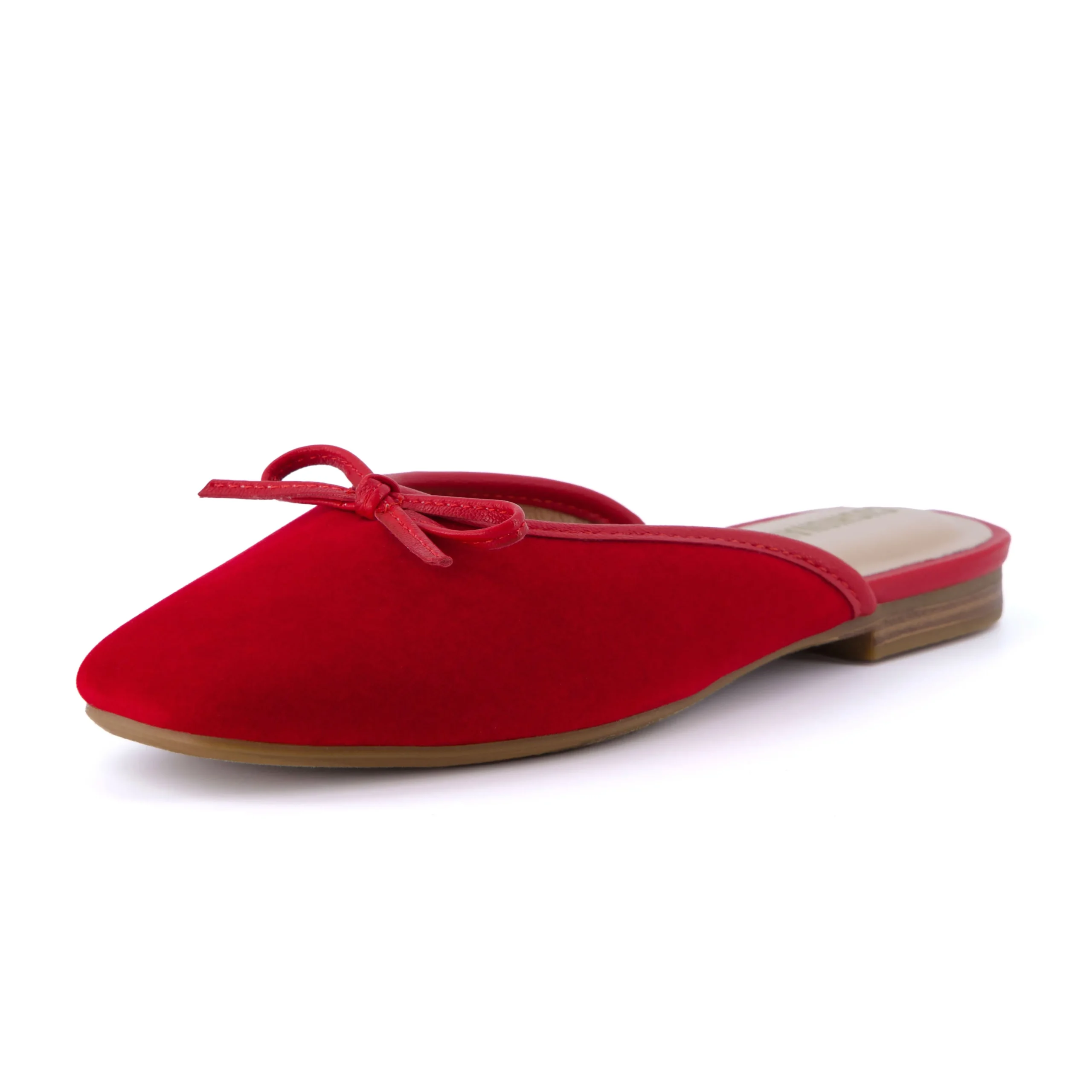 Clogs & Mules | Casuals>Cushionaire Jade Velvet Ballet Mule
