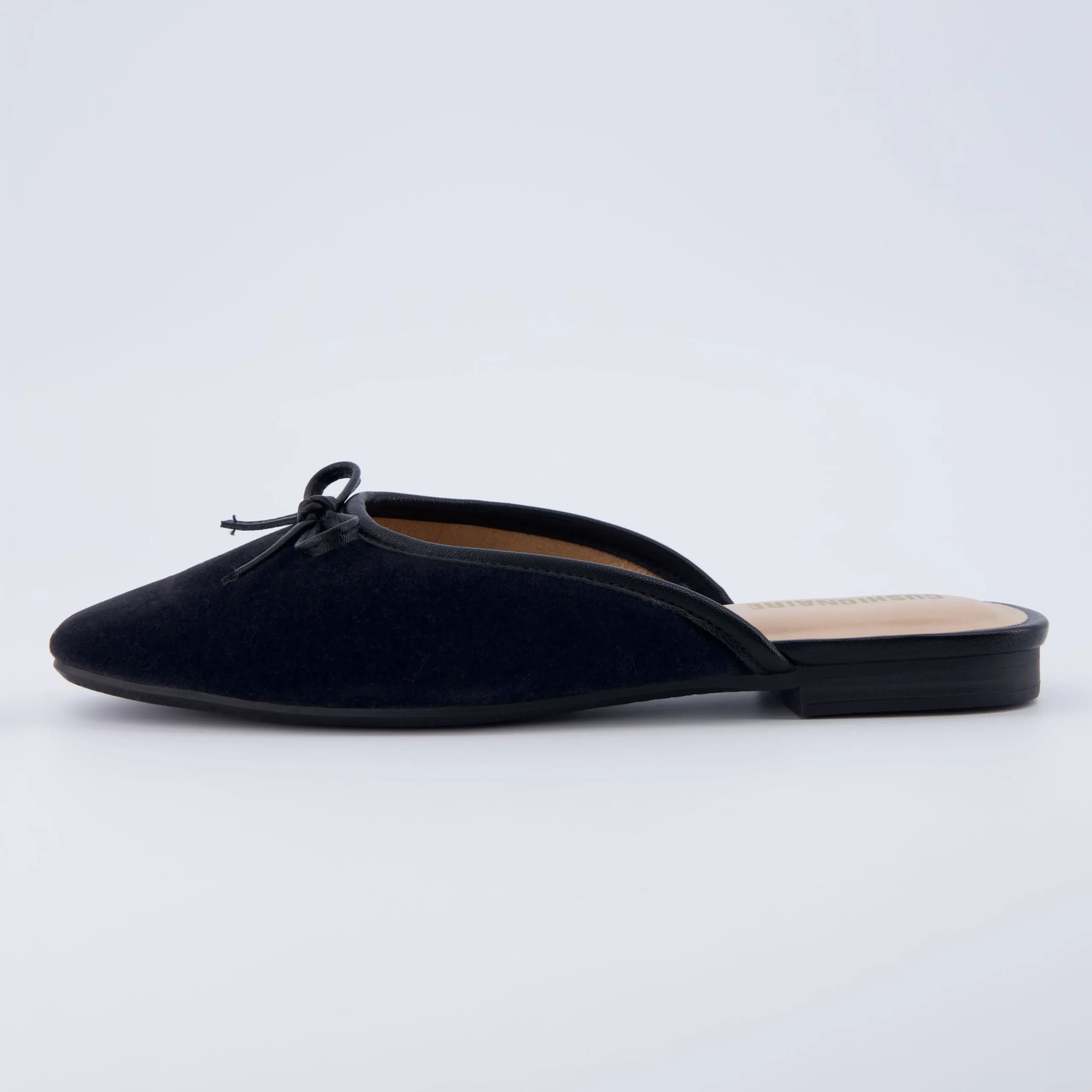 Clogs & Mules | Casuals>Cushionaire Jade Velvet Ballet Mule