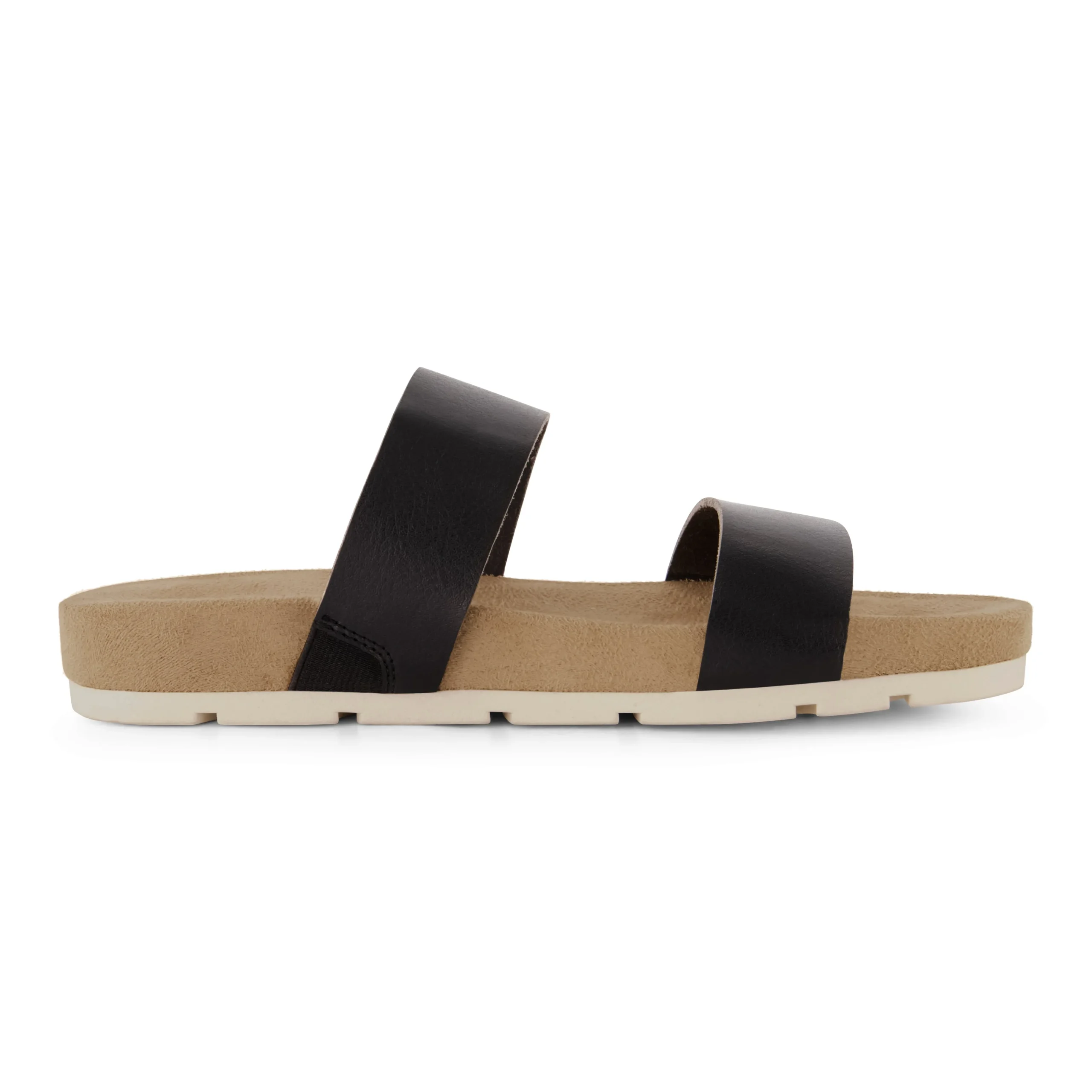 Slide Sandals | Footbed Sandals>Cushionaire Jaimy Two Band Footbed Sandal