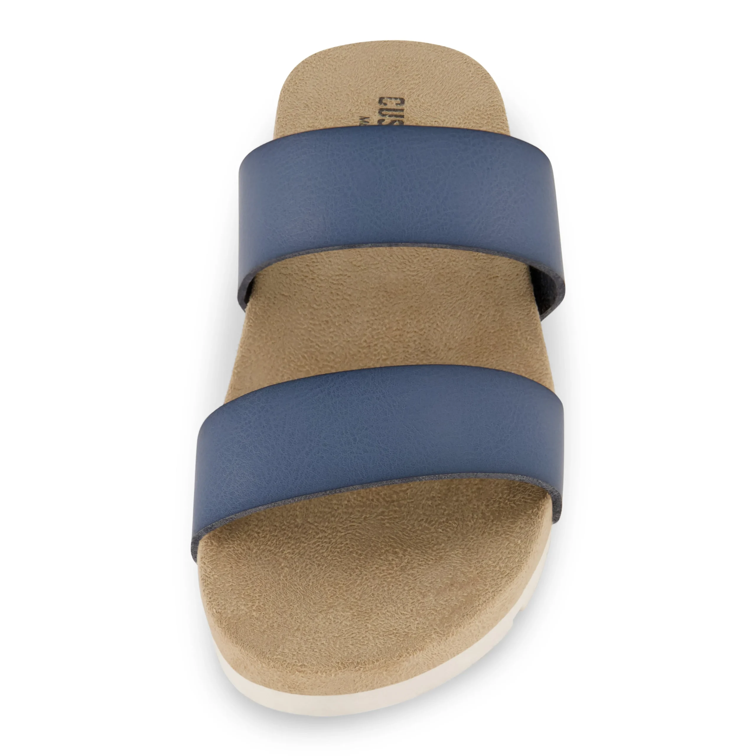 Slide Sandals | Footbed Sandals>Cushionaire Jaimy Two Band Footbed Sandal