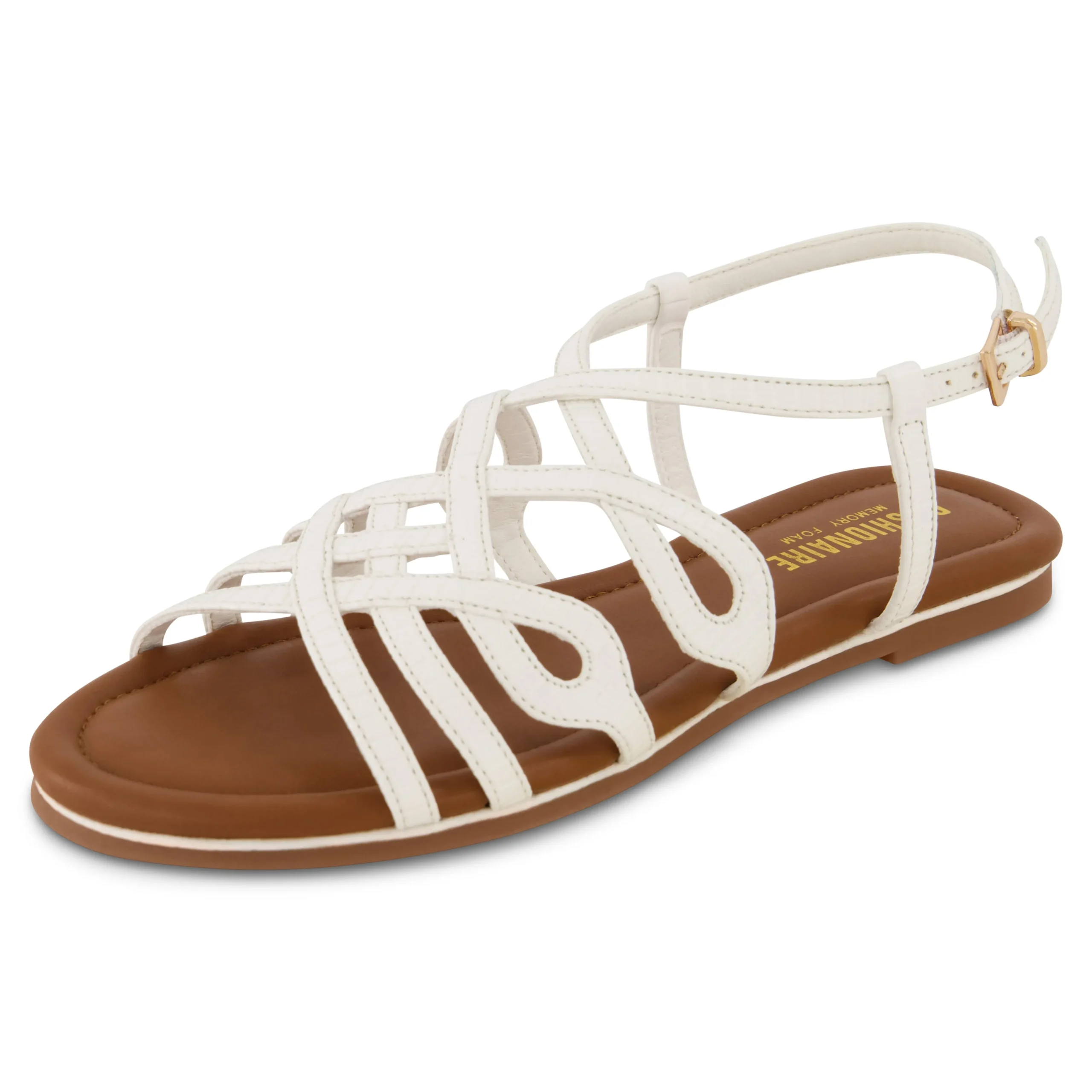 Flat Sandals>Cushionaire Joanna Flat Sandal