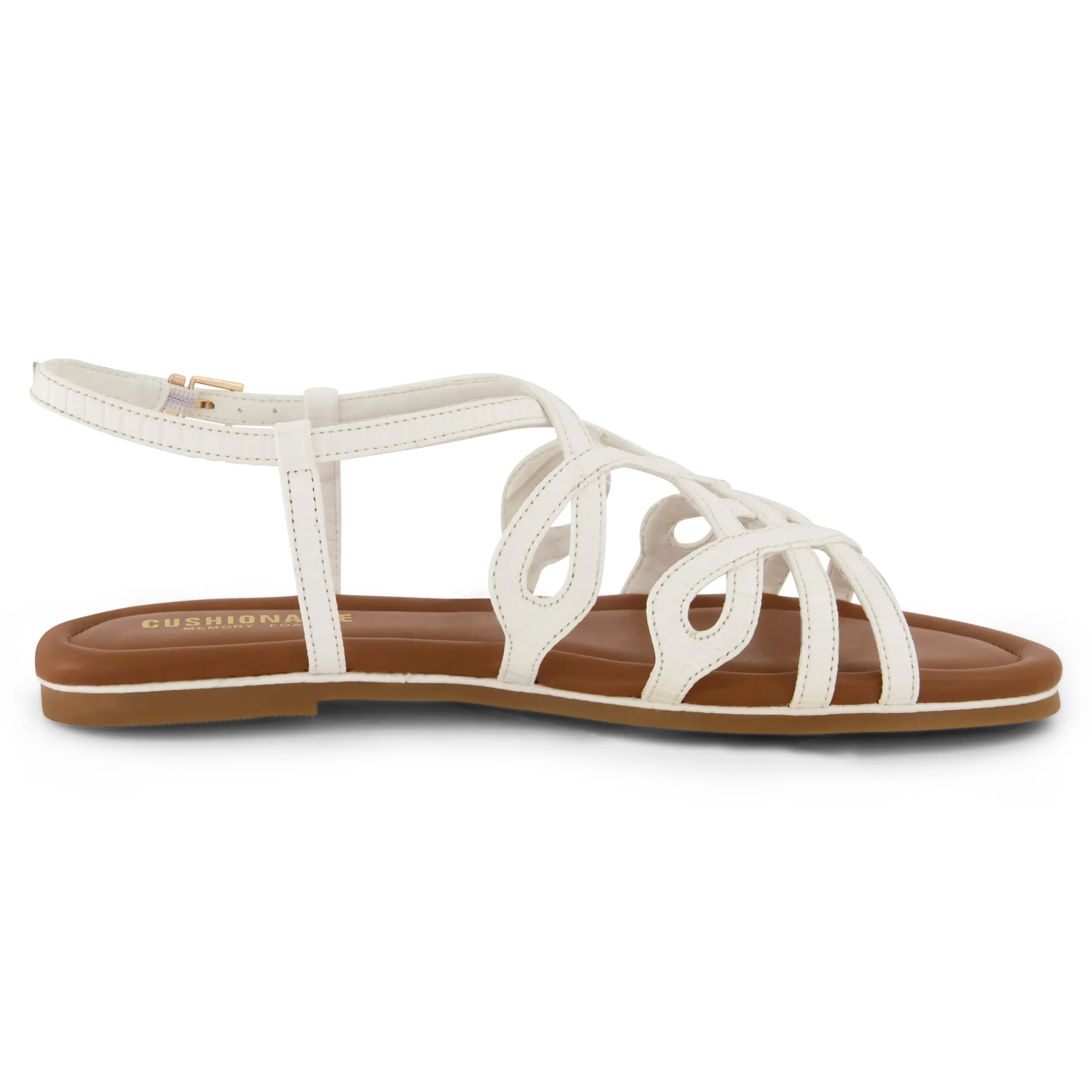 Flat Sandals>Cushionaire Joanna Flat Sandal
