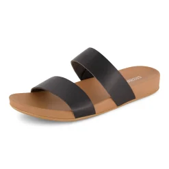 Slide Sandals | Flat Sandals>Cushionaire Josie Two Band Footbed Sandal