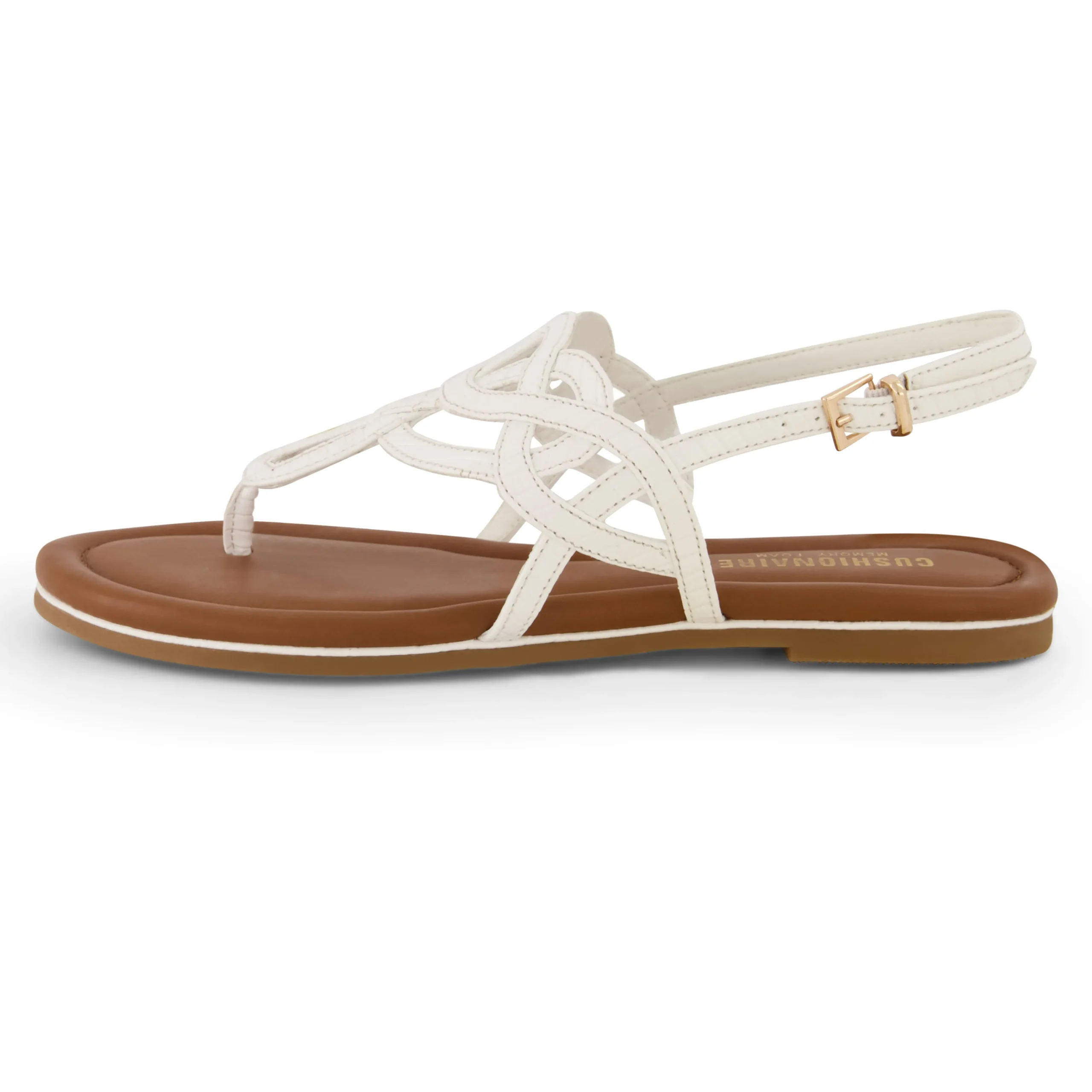Flat Sandals>Cushionaire Judit Thong Sandal