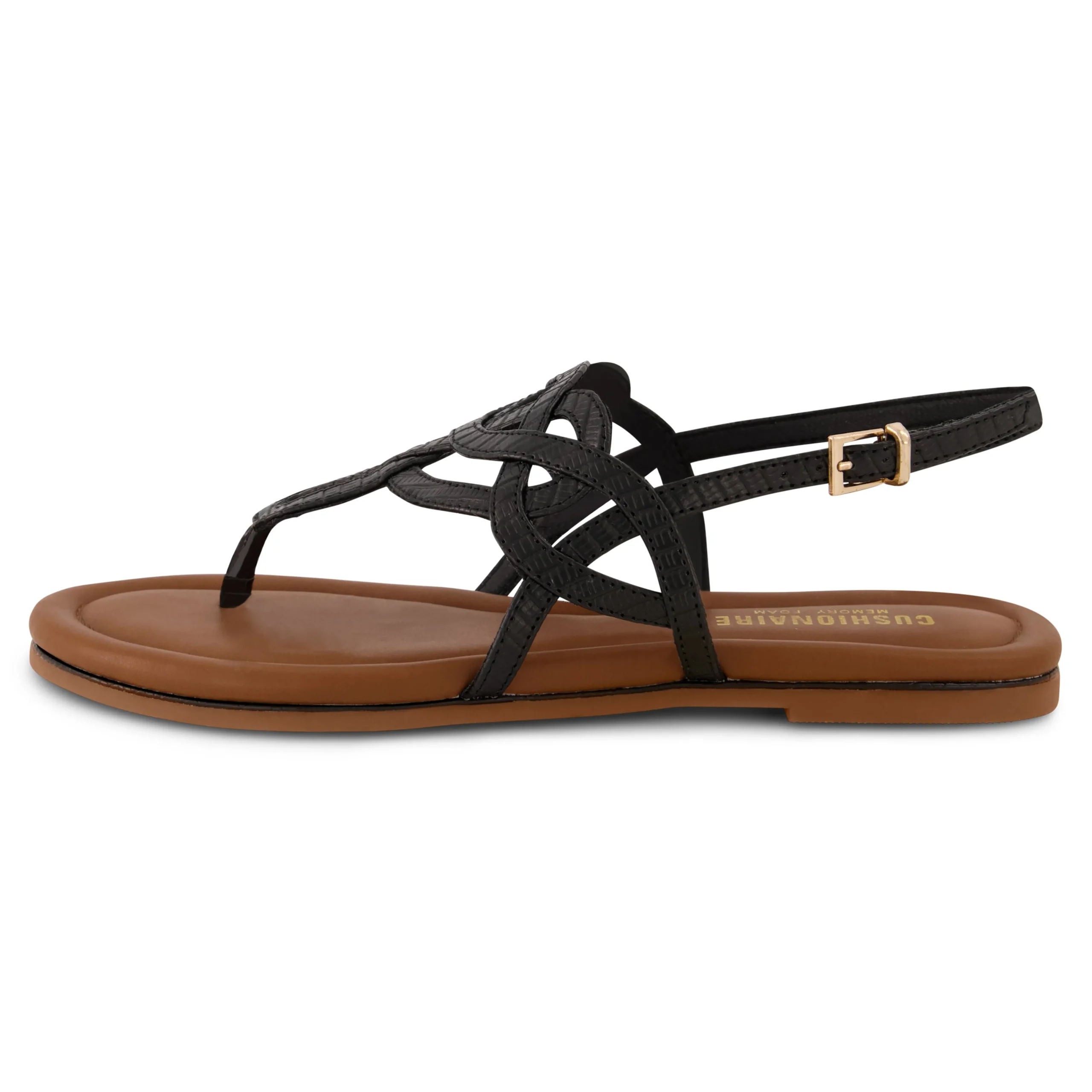 Flat Sandals>Cushionaire Judit Thong Sandal
