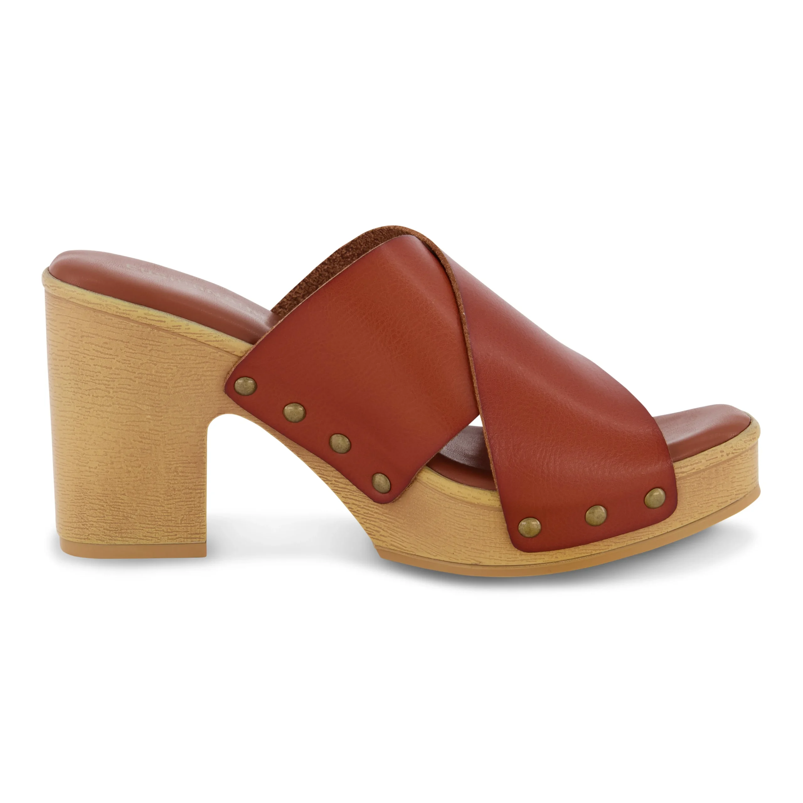 Clogs & Mules>Cushionaire Kamari Studded Cross Band Clog