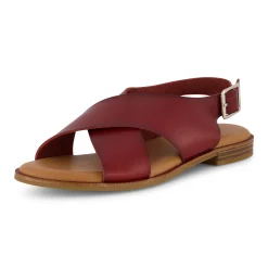 Flat Sandals>Cushionaire Lake Cross Band Sandal