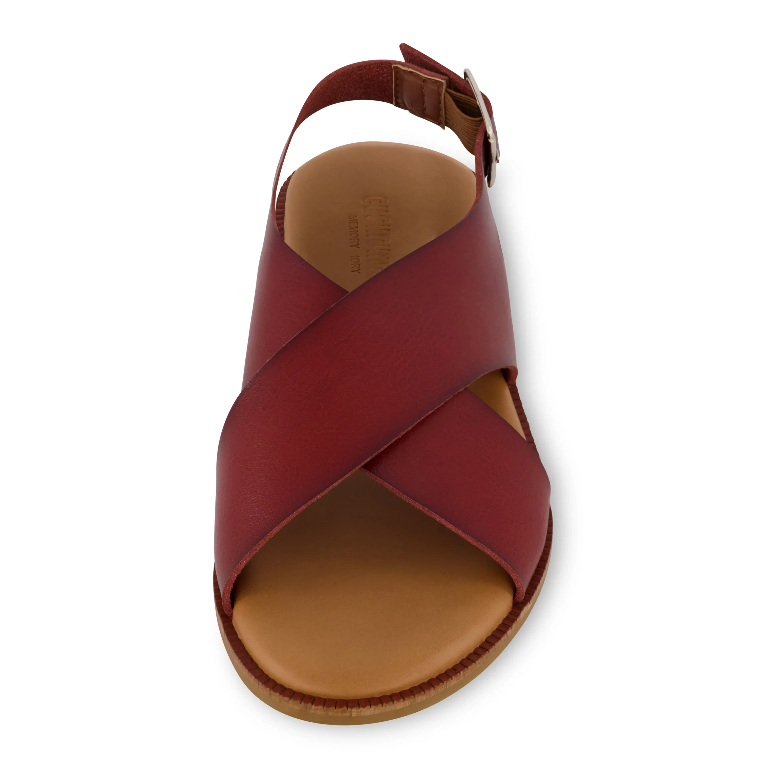 Flat Sandals>Cushionaire Lake Cross Band Sandal