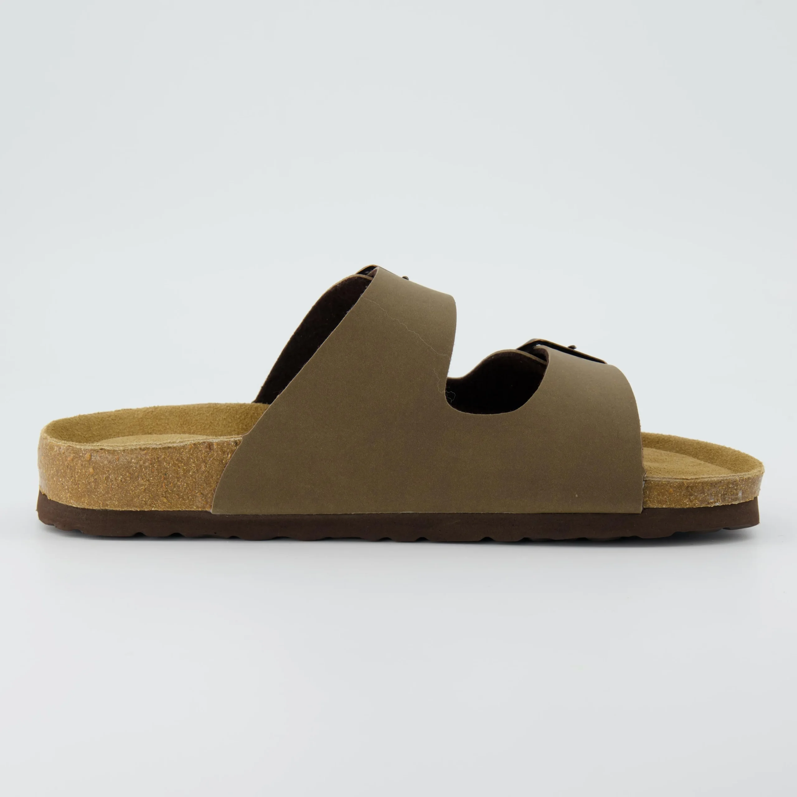 Slide Sandals | Footbed Sandals>Cushionaire Lane Cork Footbed Sandal