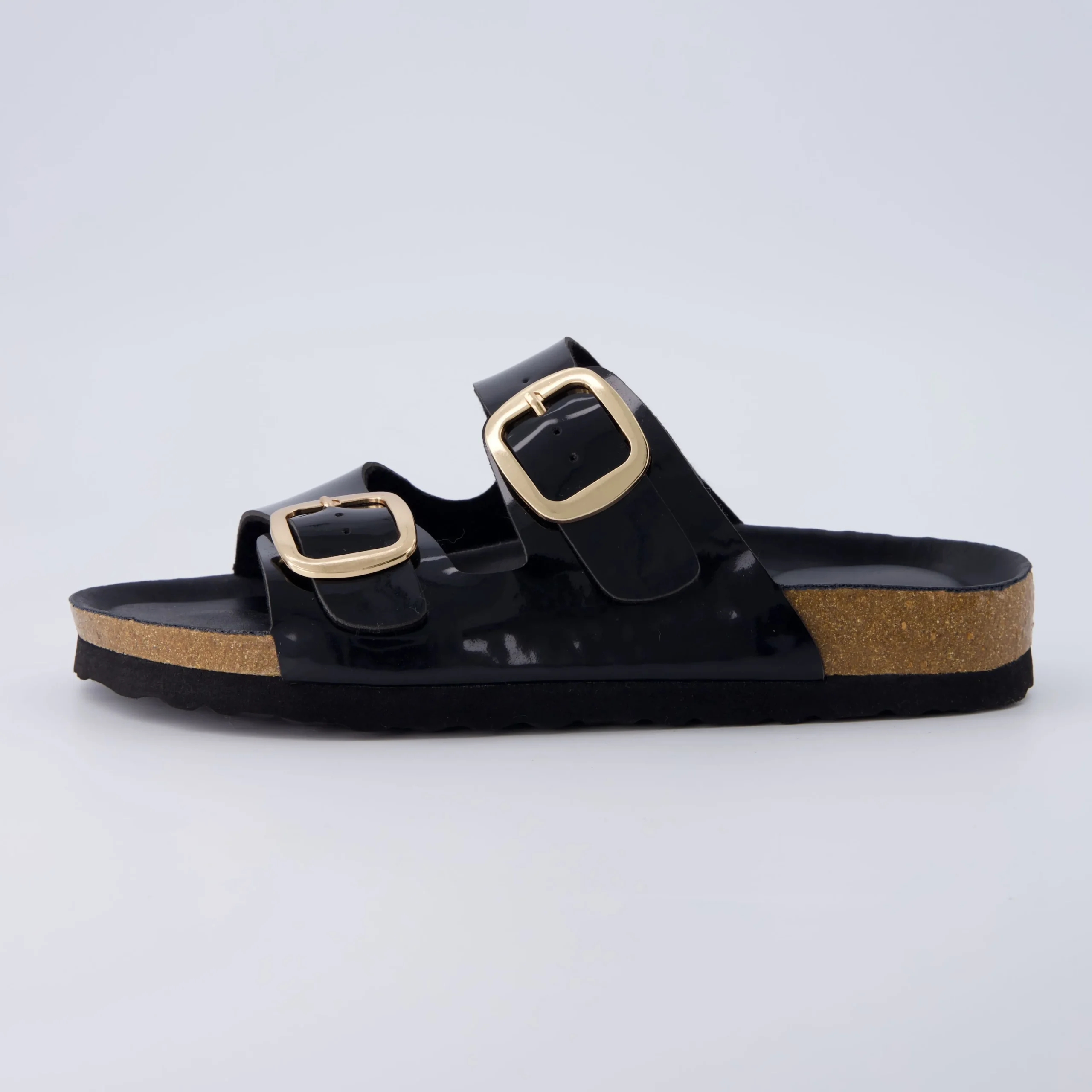 Slide Sandals | Footbed Sandals>Cushionaire Lang Cork Footbed Sandal