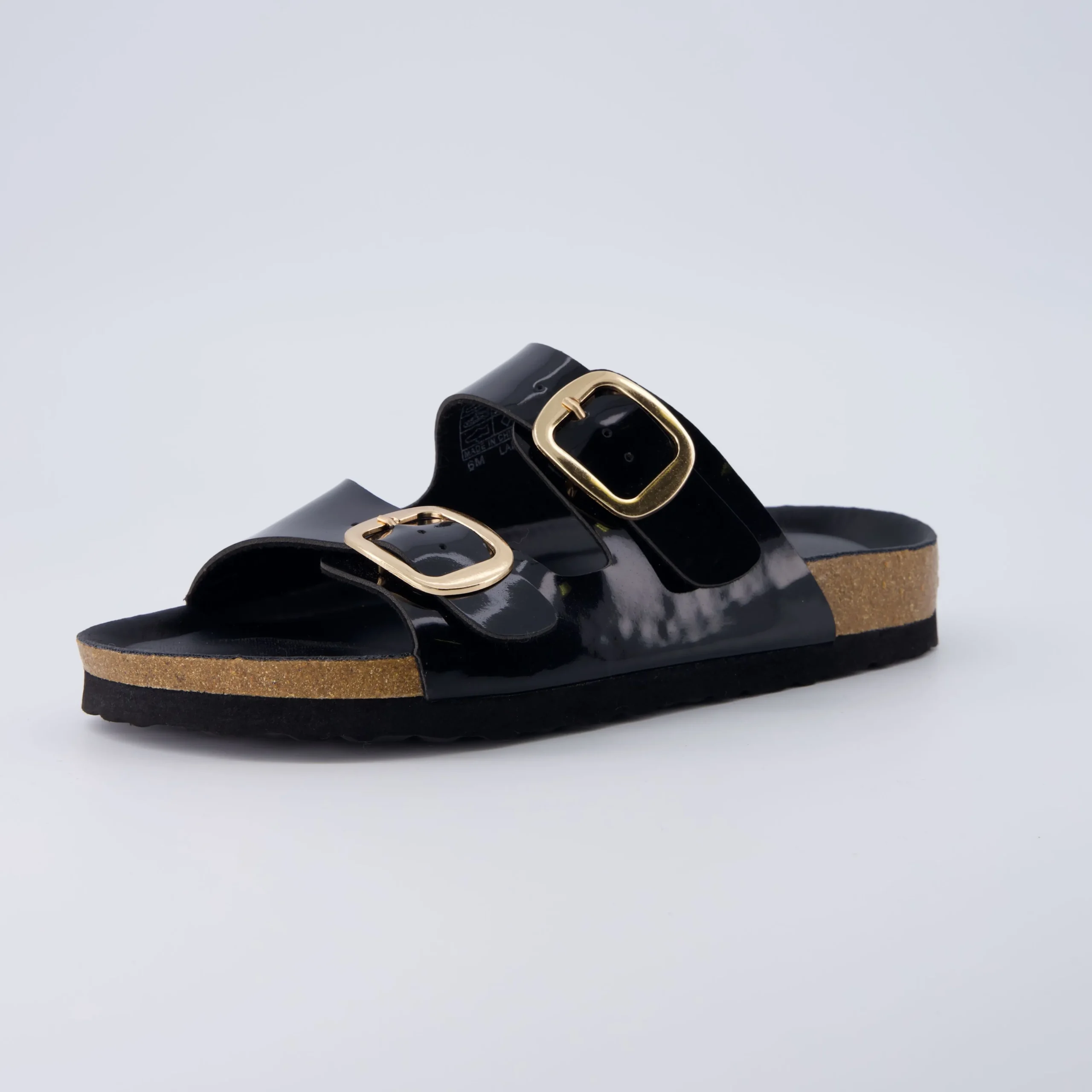 Slide Sandals | Footbed Sandals>Cushionaire Lang Cork Footbed Sandal