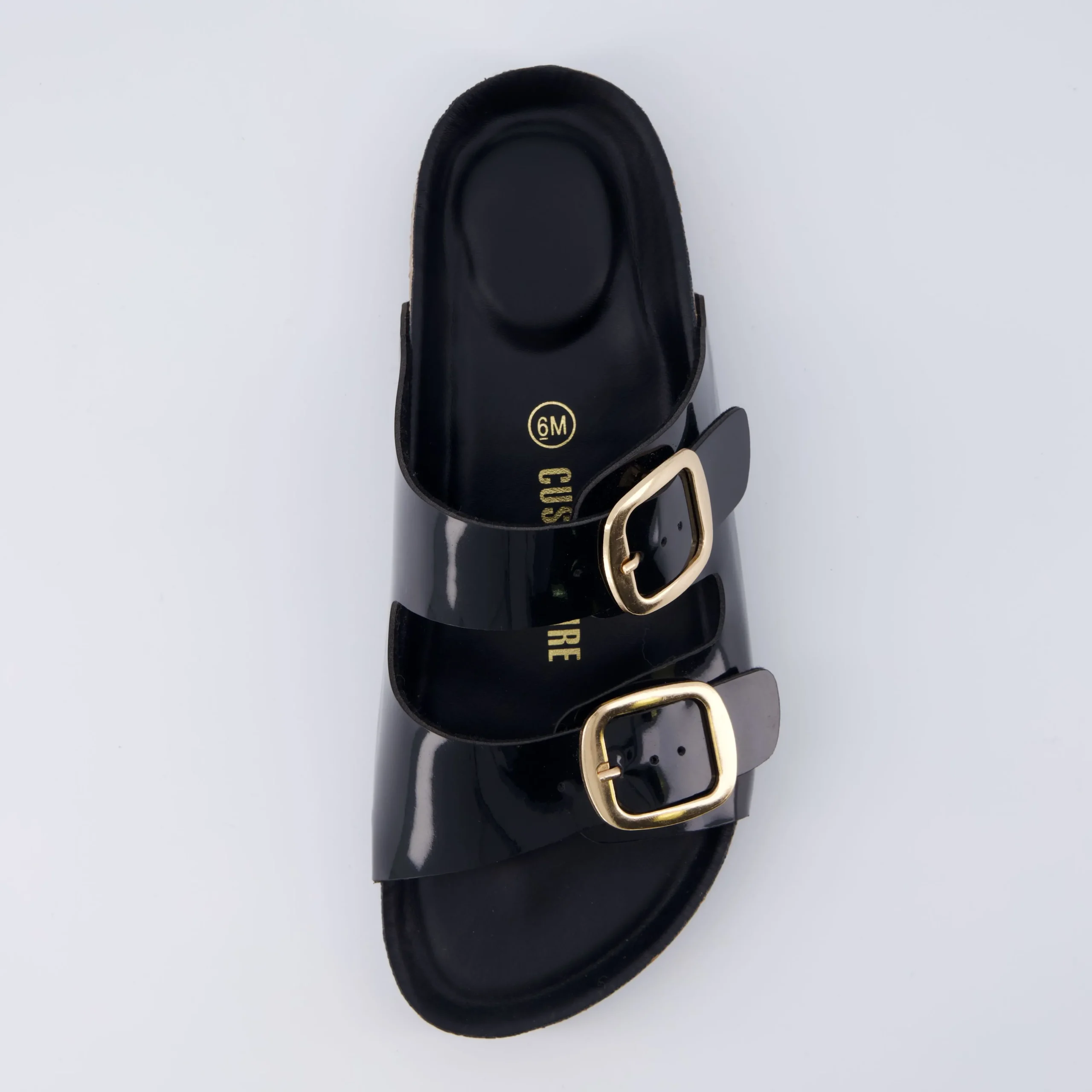 Slide Sandals | Footbed Sandals>Cushionaire Lang Cork Footbed Sandal
