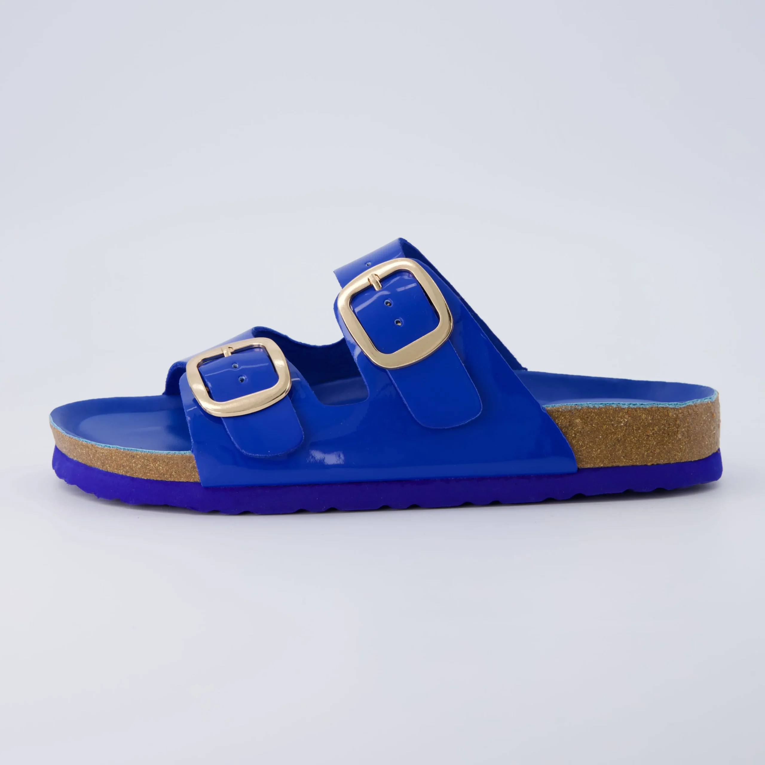 Slide Sandals | Footbed Sandals>Cushionaire Lang Cork Footbed Sandal
