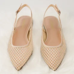 Casuals>Cushionaire Lark Mesh Slingback Flat