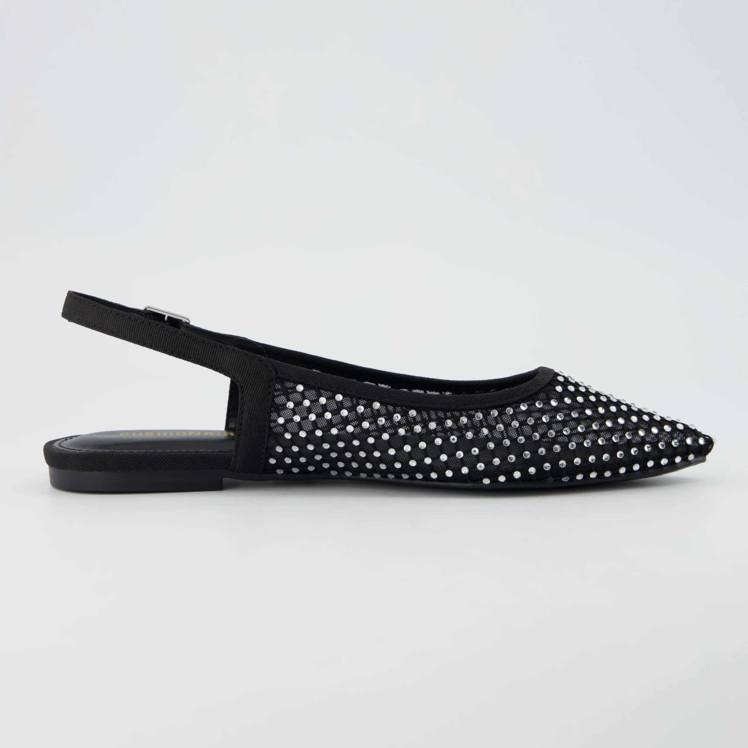 Casuals>Cushionaire Lark Mesh Slingback Flat