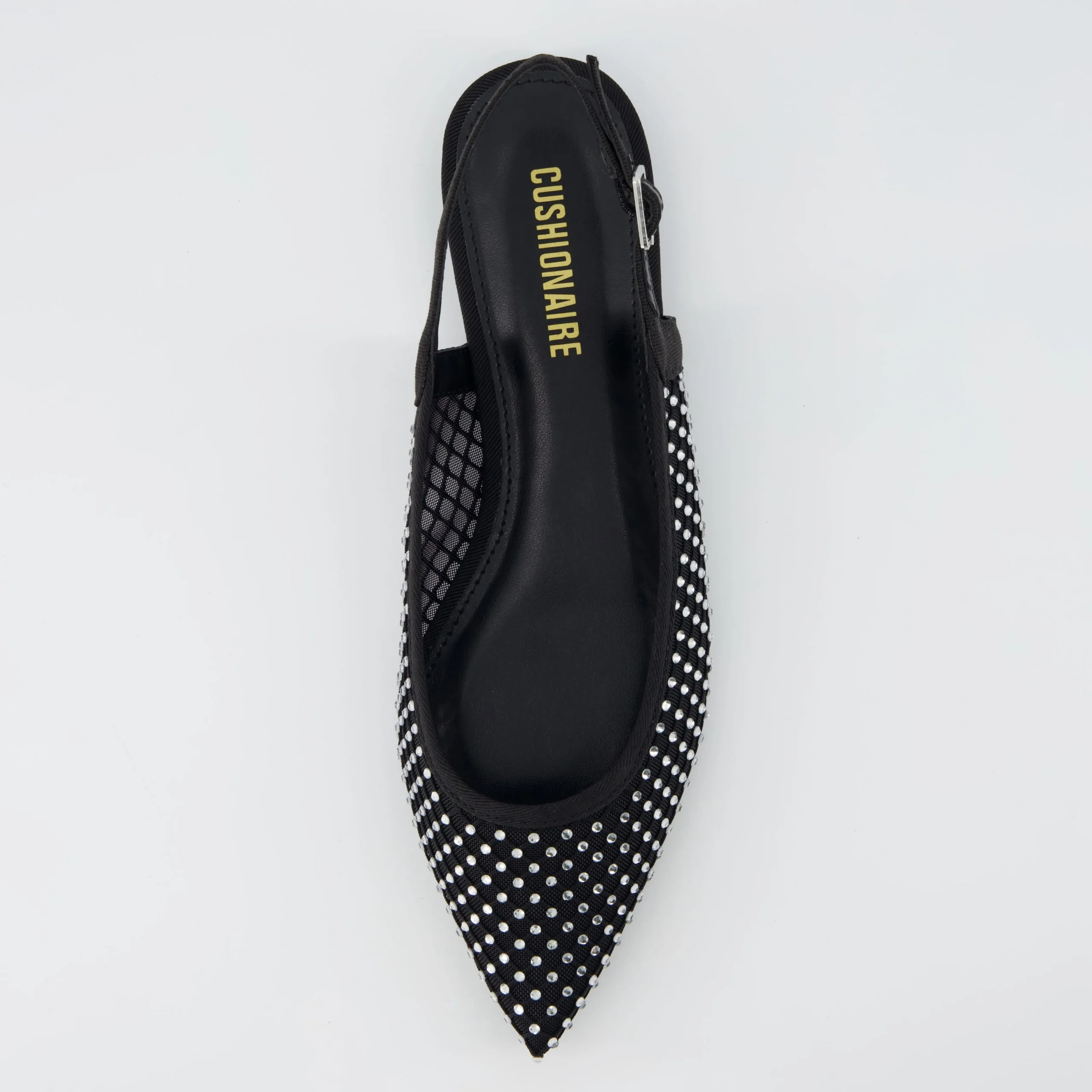 Casuals>Cushionaire Lark Mesh Slingback Flat