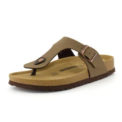 Footbed Sandals>Cushionaire Leah Cork Footbed Thong Sandal