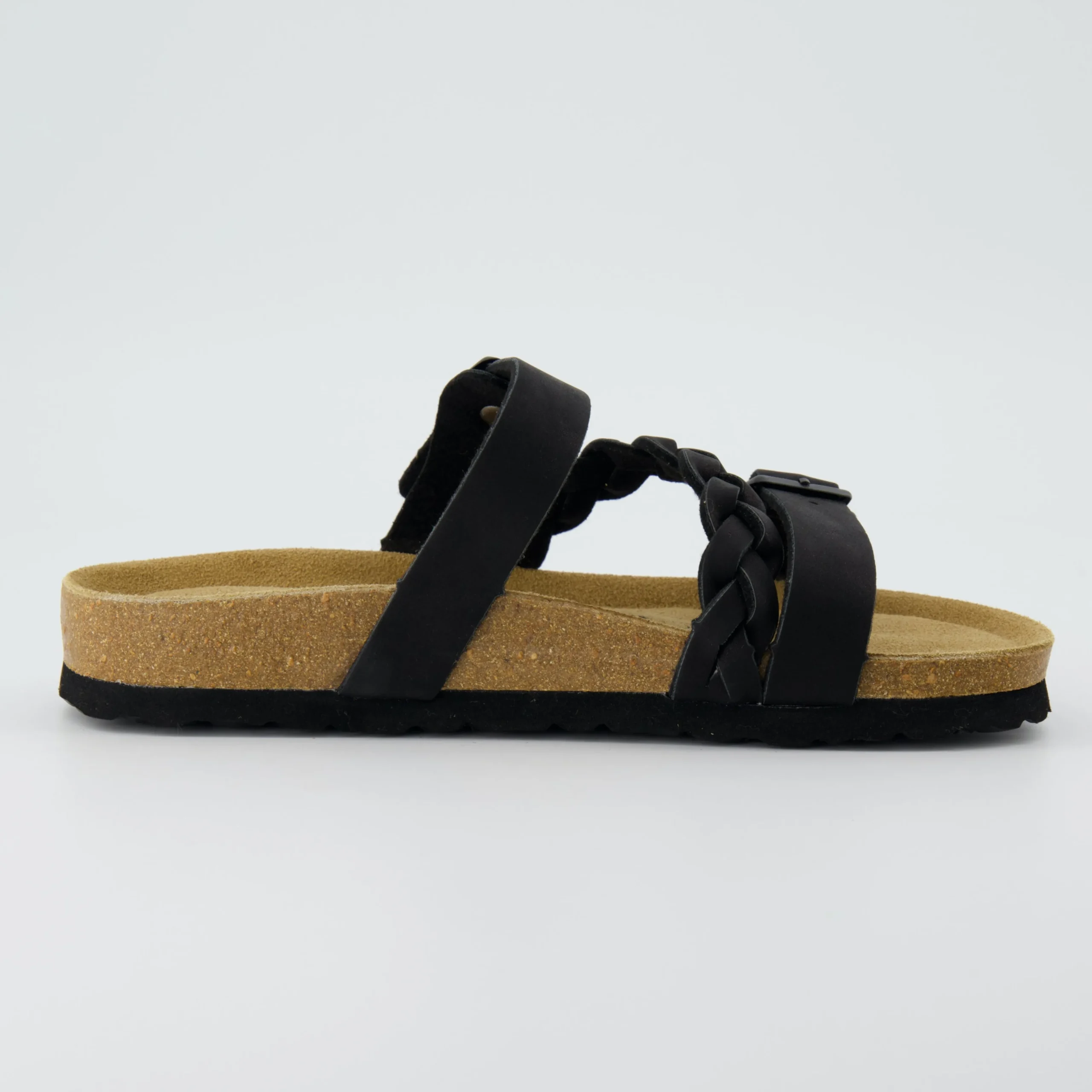Slide Sandals | Footbed Sandals>Cushionaire Lizzy Cork Footbed Sandal