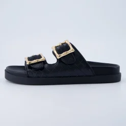 Slide Sandals | Footbed Sandals>Cushionaire Loft Quilted Slide Sandal