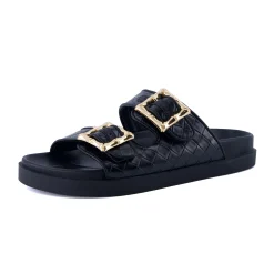 Slide Sandals | Footbed Sandals>Cushionaire Loft Quilted Slide Sandal