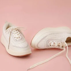 Fashion Sneakers | Sneakers>Cushionaire Loop Woven Platform Sneaker Beige