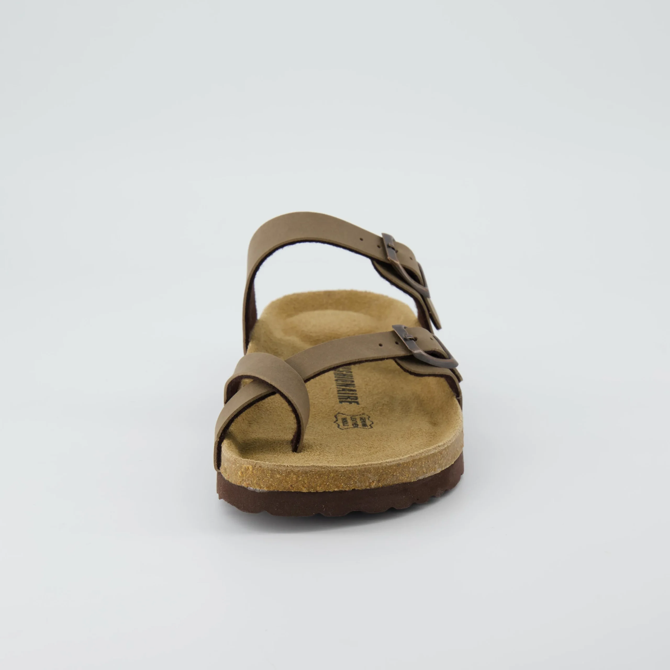 Slide Sandals | Footbed Sandals>Cushionaire Luna Cork Footbed Sandal
