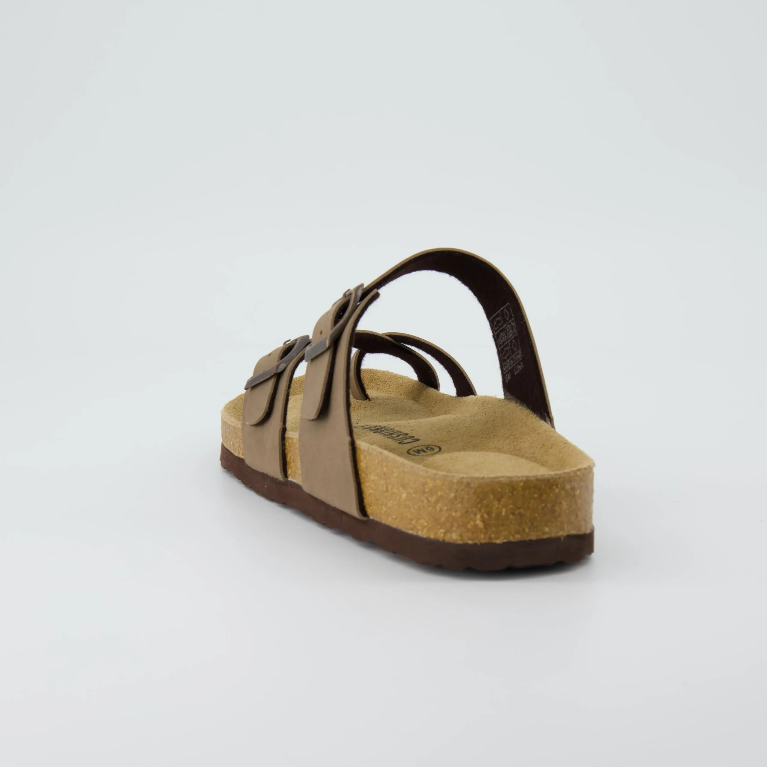 Slide Sandals | Footbed Sandals>Cushionaire Luna Cork Footbed Sandal