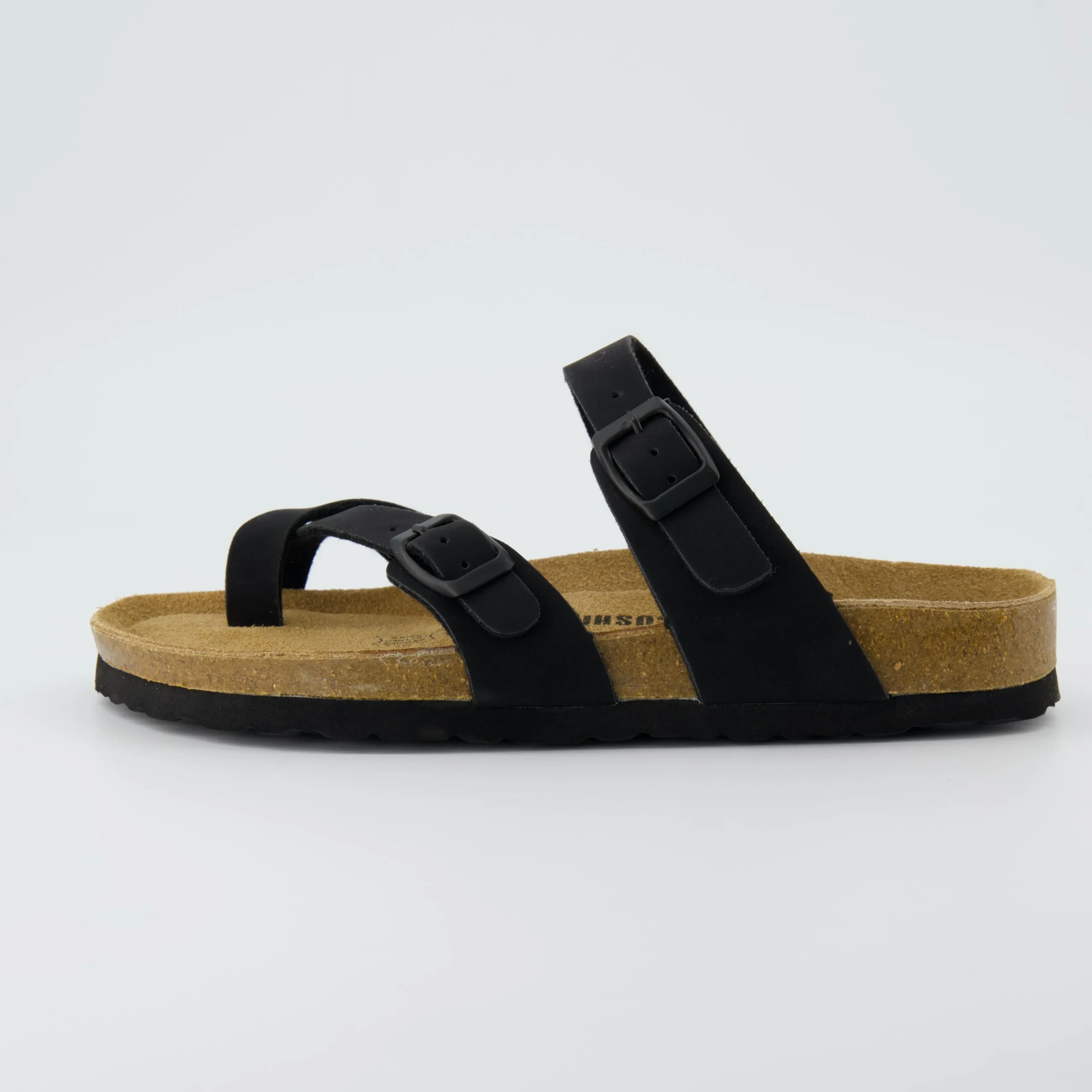 Slide Sandals | Footbed Sandals>Cushionaire Luna Cork Footbed Sandal