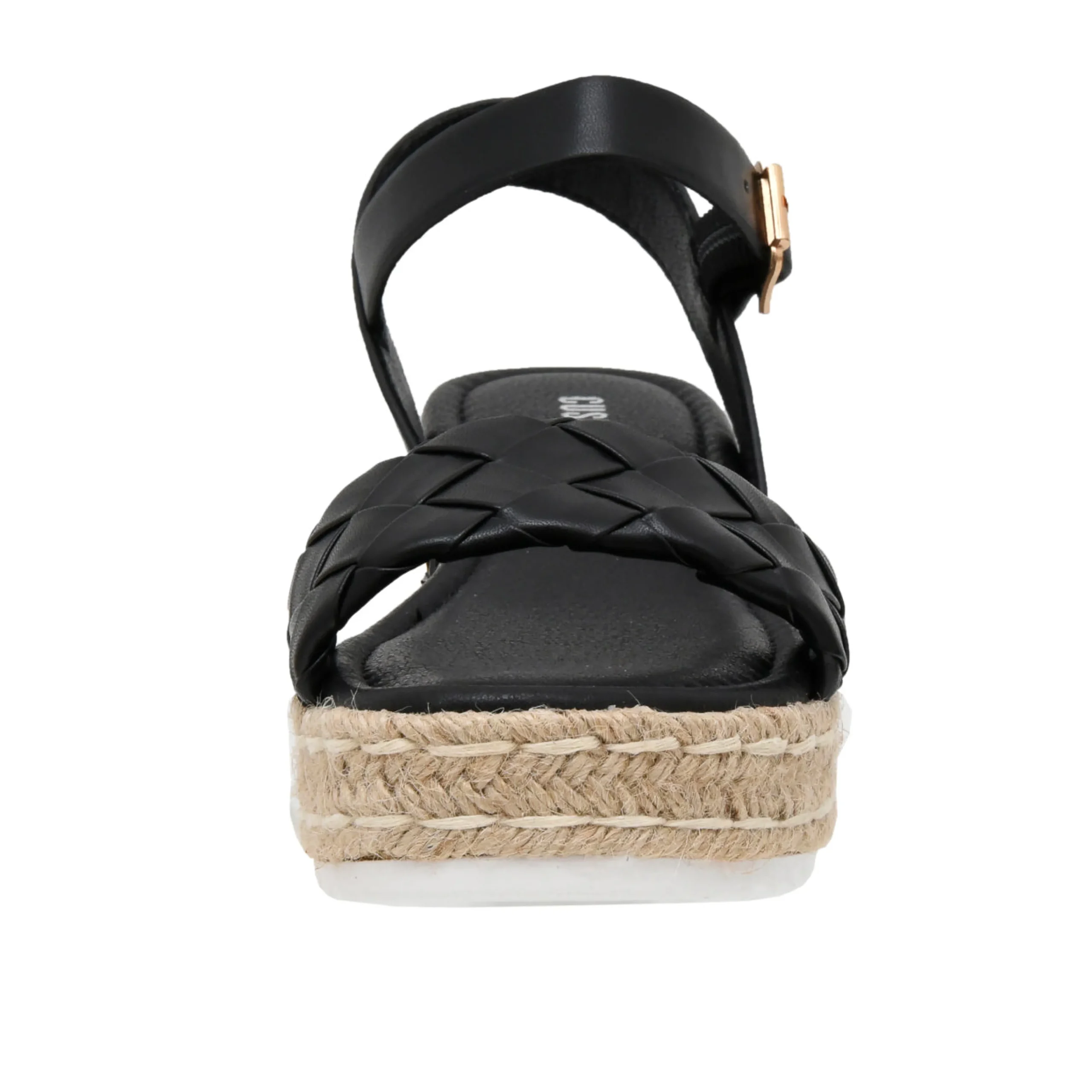 Platform Sandals>Cushionaire Mae Woven Espadrille Wedge Sandal