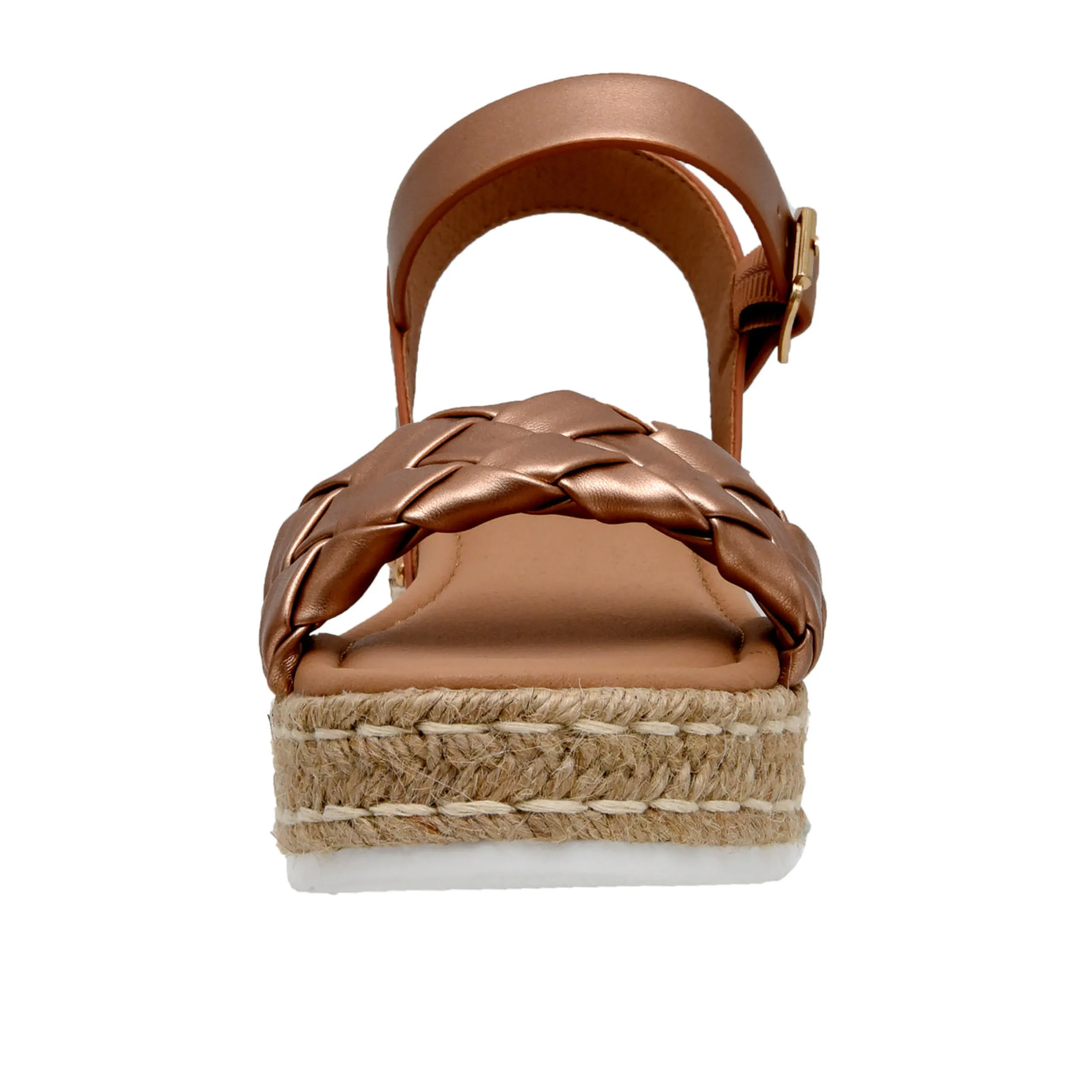 Platform Sandals>Cushionaire Mae Woven Espadrille Wedge Sandal