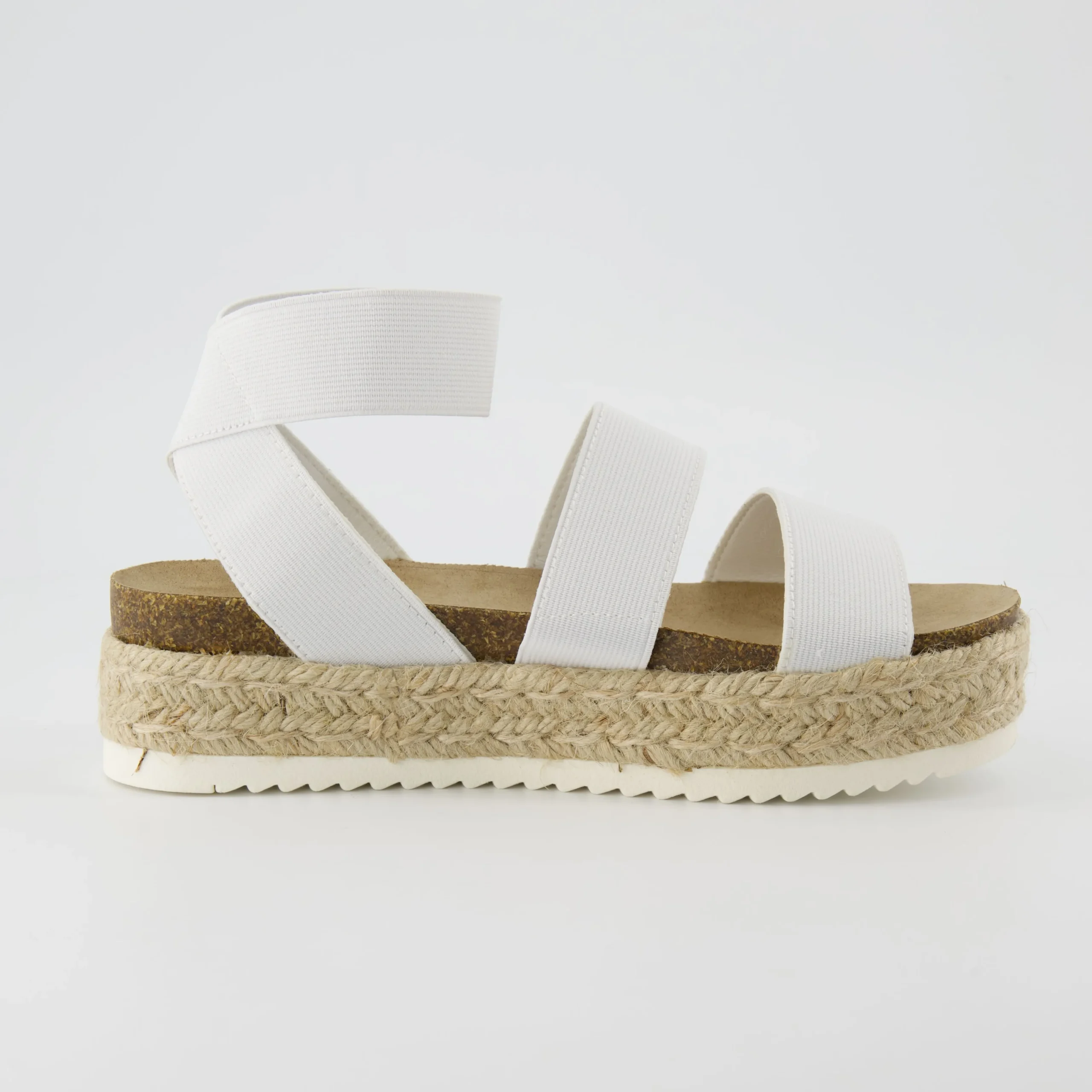 Platform Sandals>Cushionaire Mandy Stretch Platform Sandal