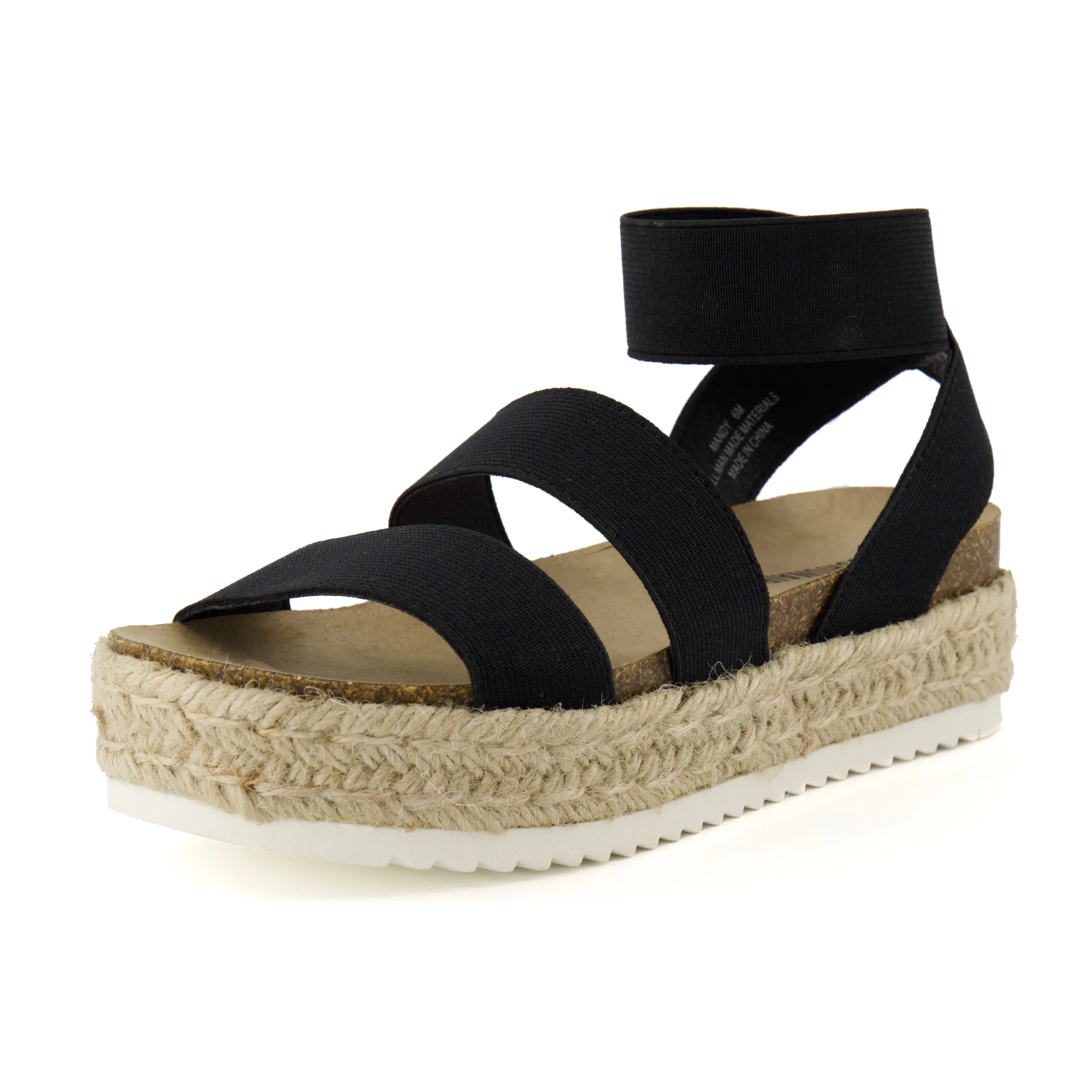 Platform Sandals>Cushionaire Mandy Stretch Platform Sandal