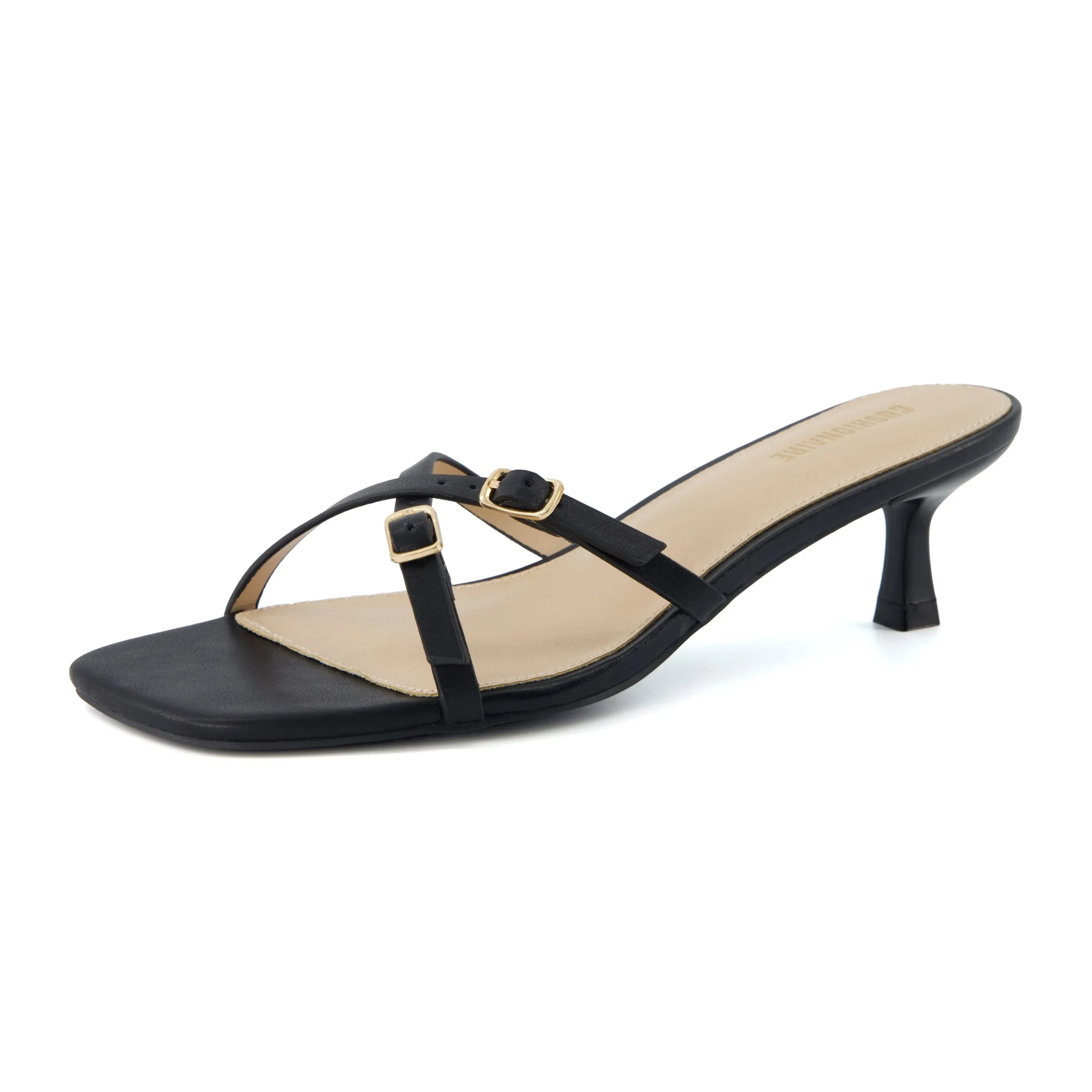 Dress Sandals | Dress Sandals>Cushionaire Milan Kitten Heel Sandals