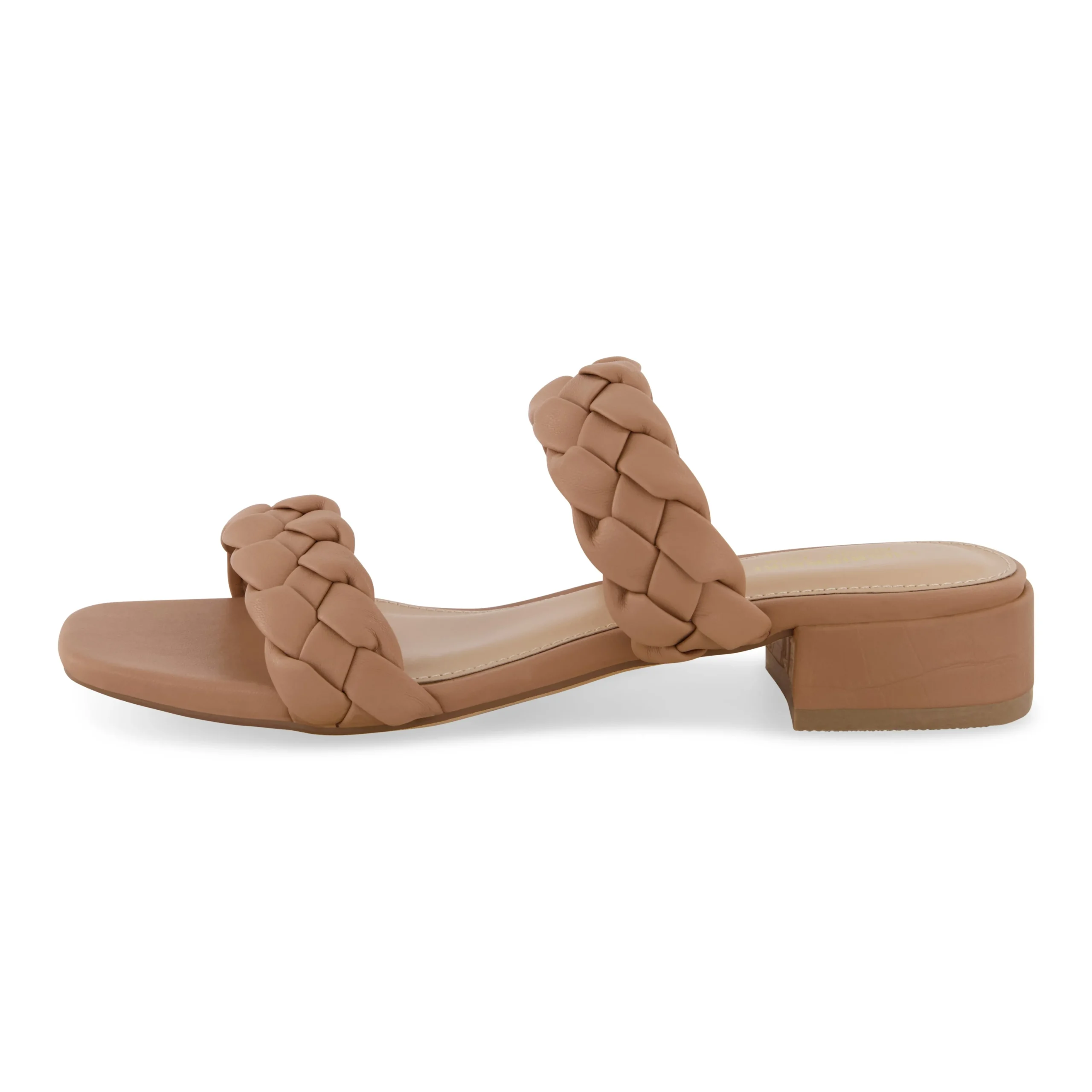 Flat Sandals | Dress Sandals>Cushionaire Nan Braided Two Band Dress Sandal