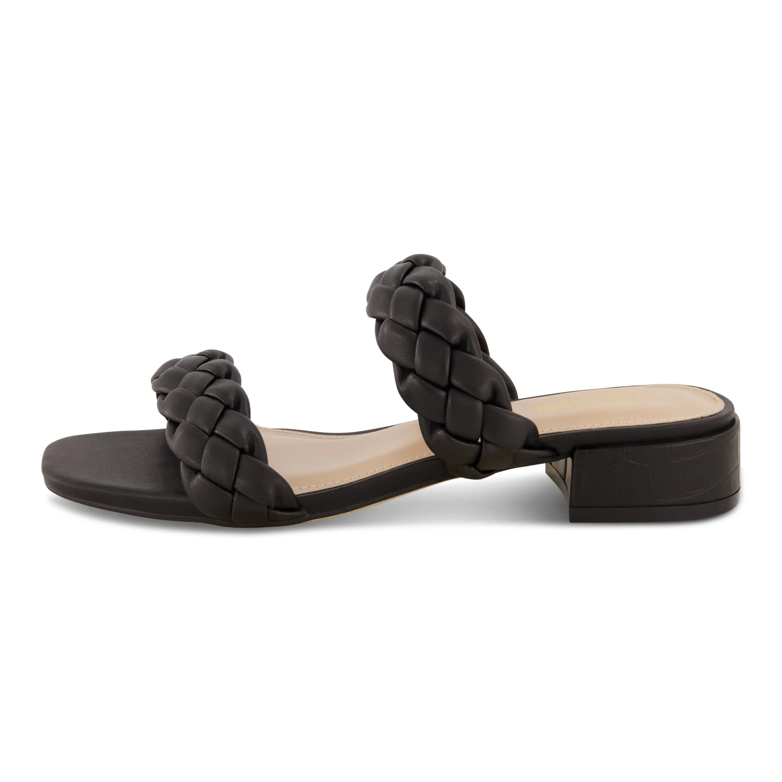 Flat Sandals | Dress Sandals>Cushionaire Nan Braided Two Band Dress Sandal