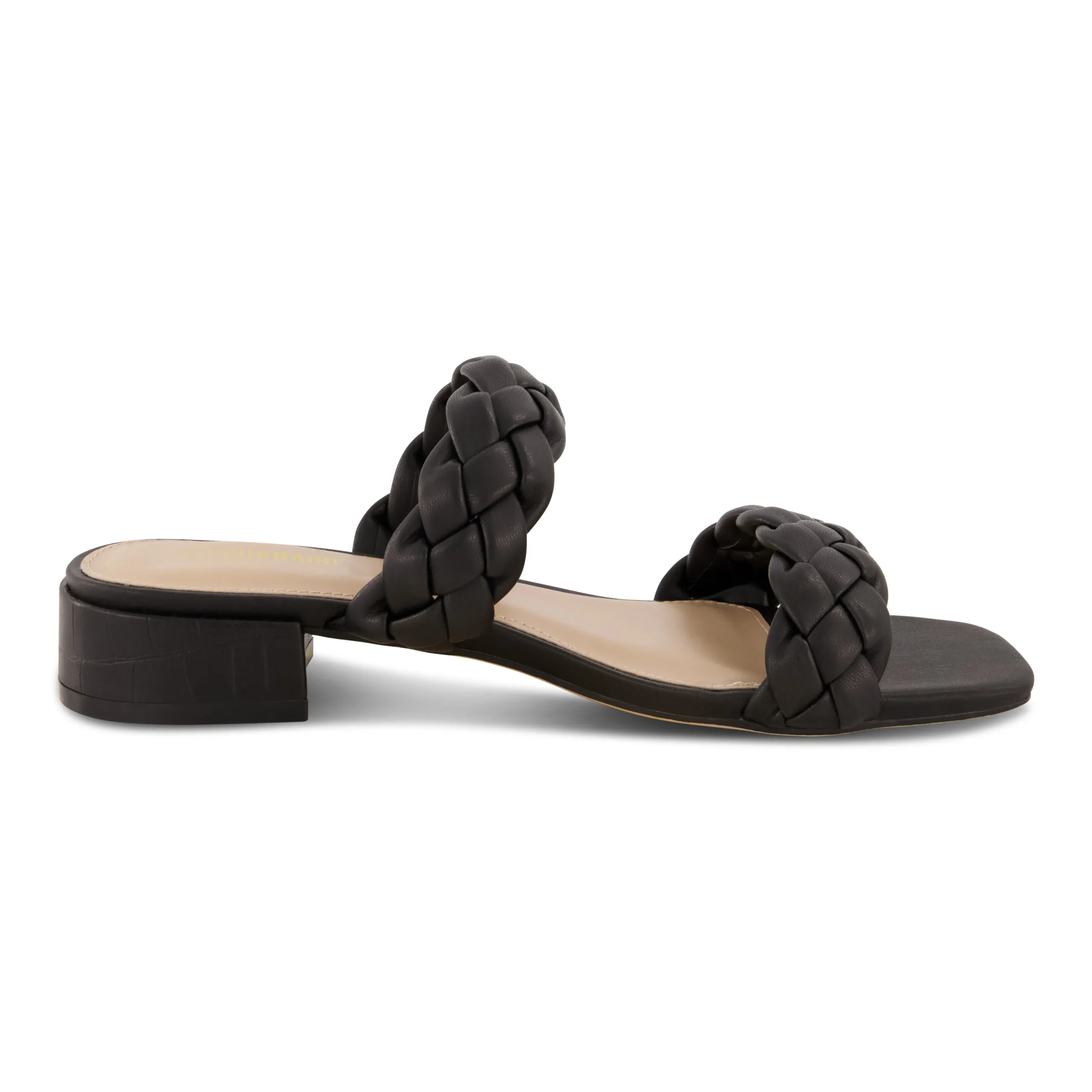 Flat Sandals | Dress Sandals>Cushionaire Nan Braided Two Band Dress Sandal