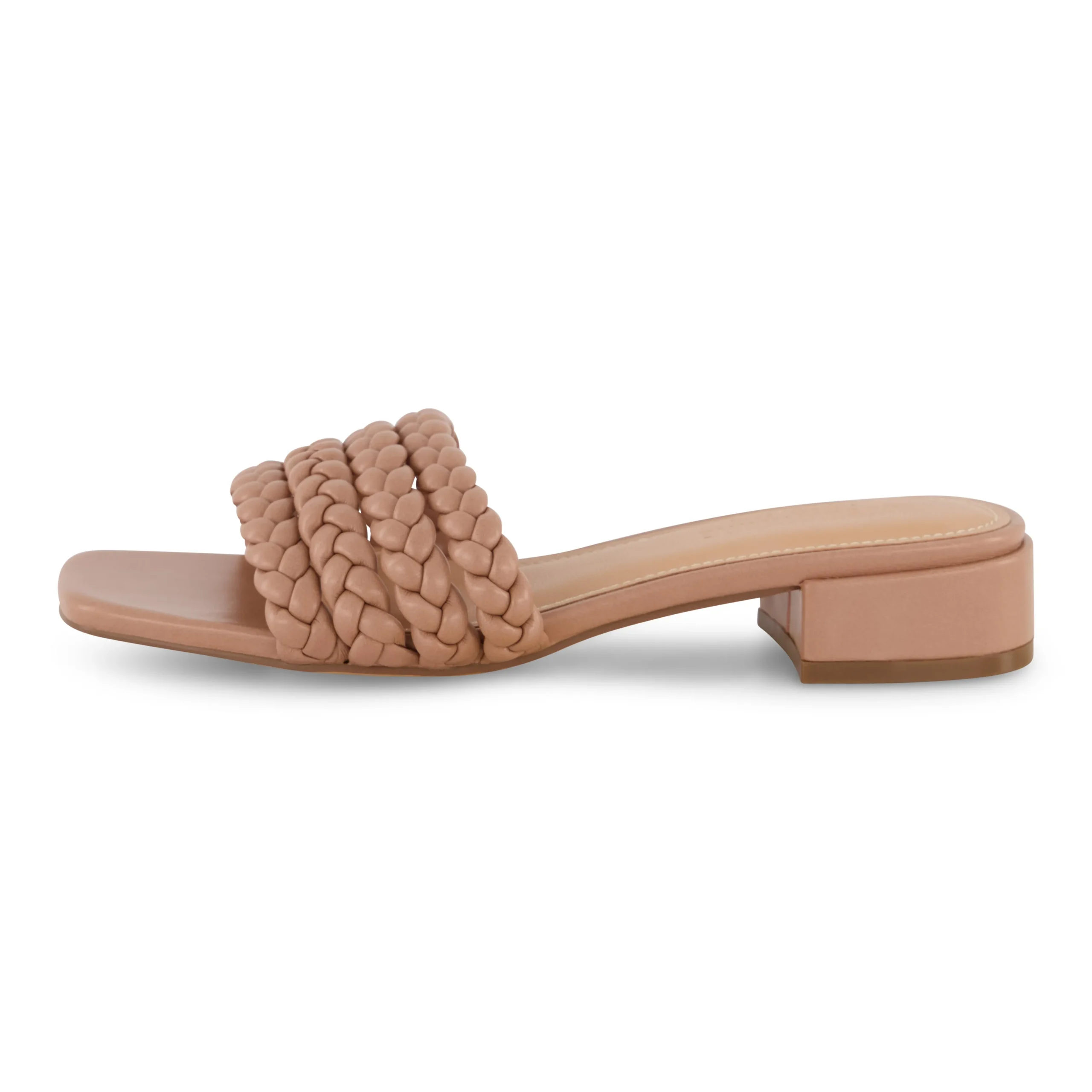 Flat Sandals | Dress Sandals>Cushionaire Neary Braided Block Heel Sandal