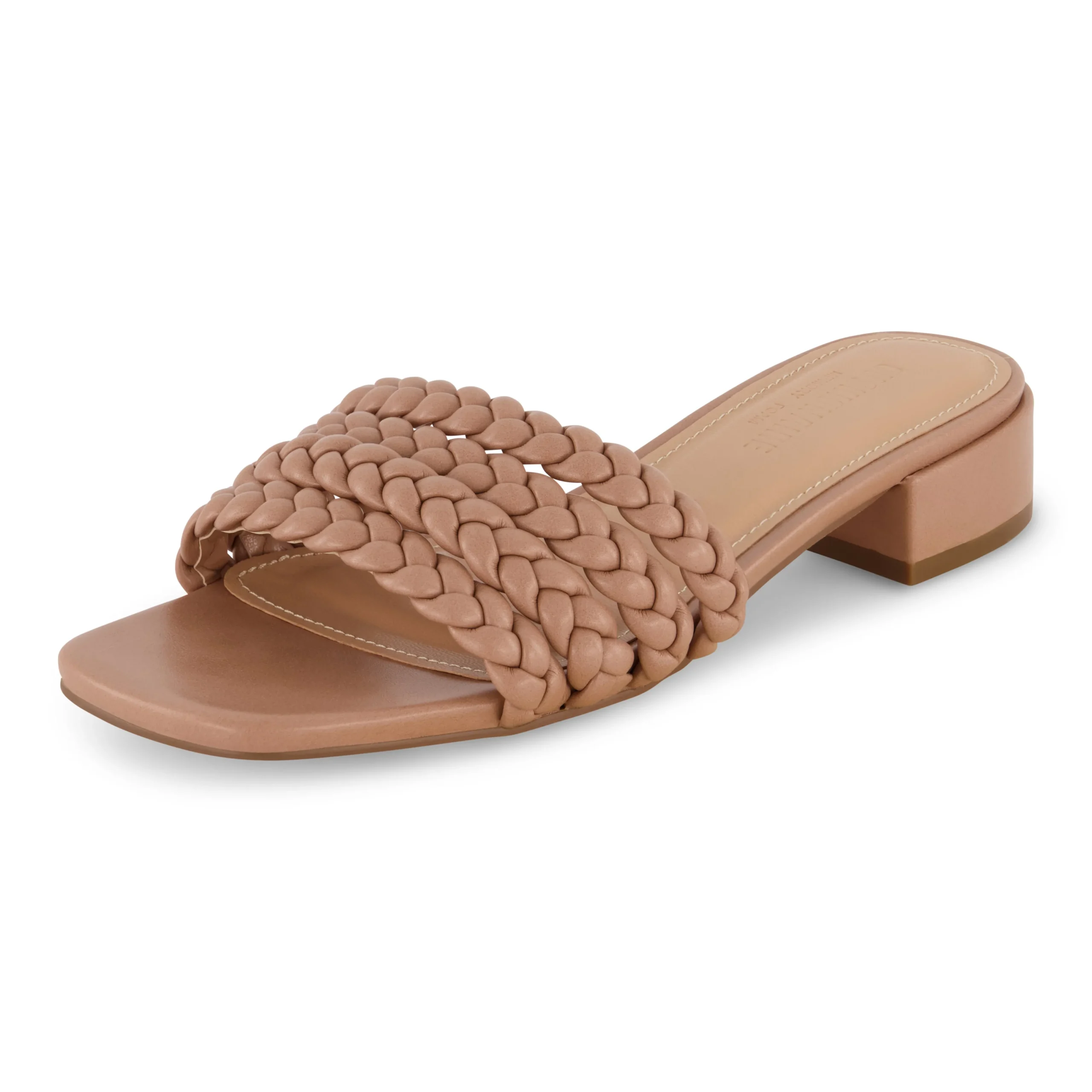 Flat Sandals | Dress Sandals>Cushionaire Neary Braided Block Heel Sandal